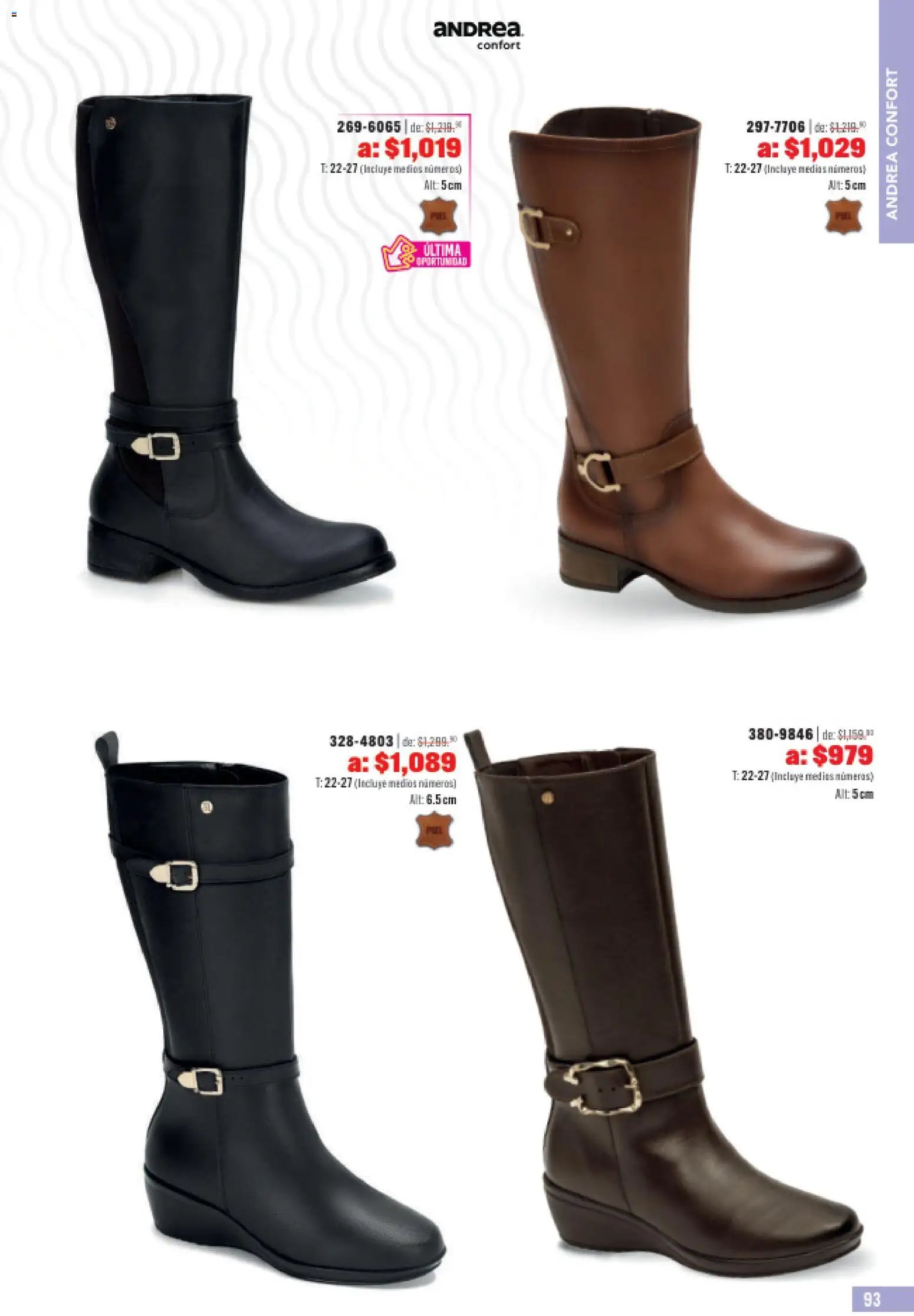 Andrea catálogo Outlet