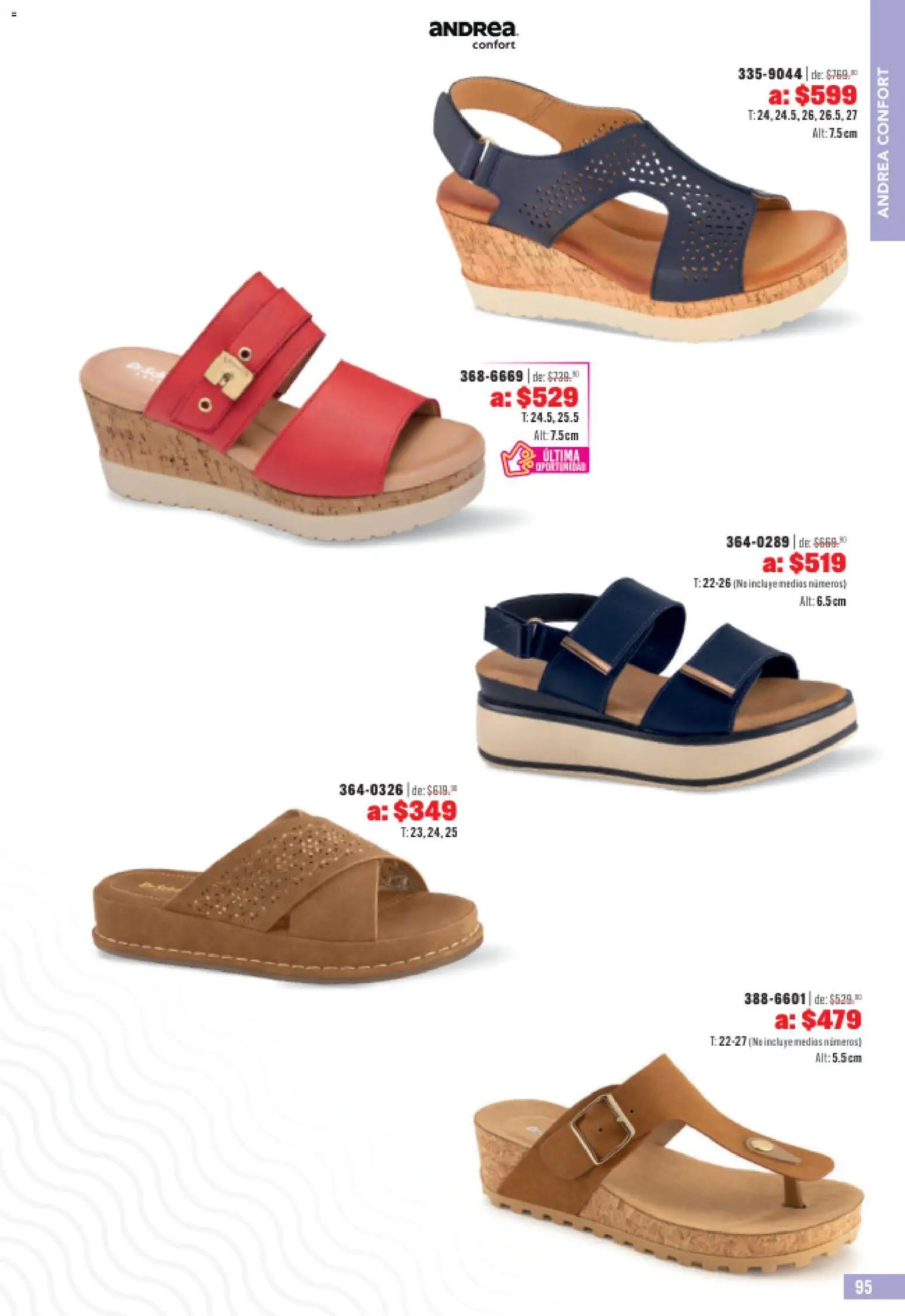 Andrea catálogo Outlet
