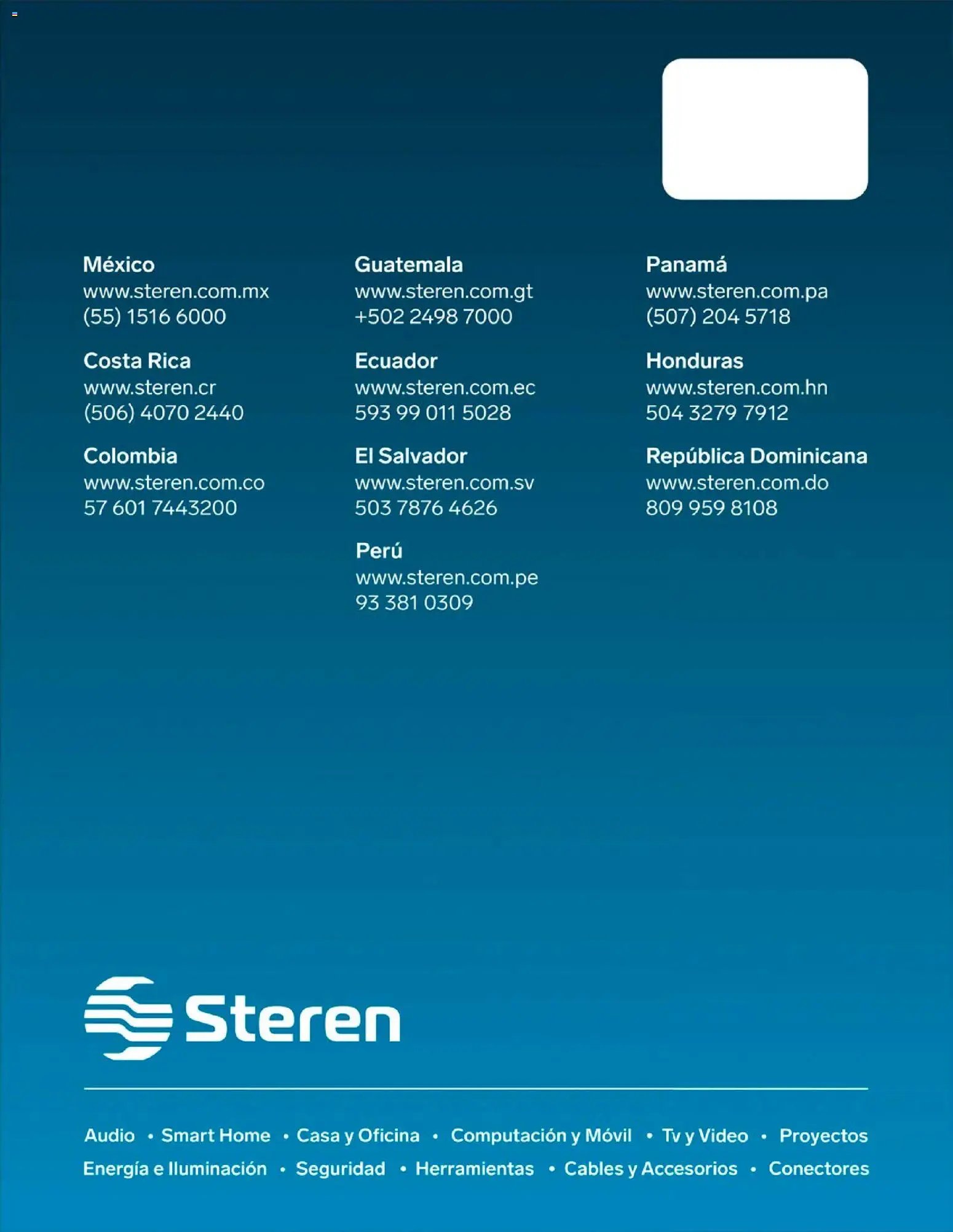 Steren catálogo