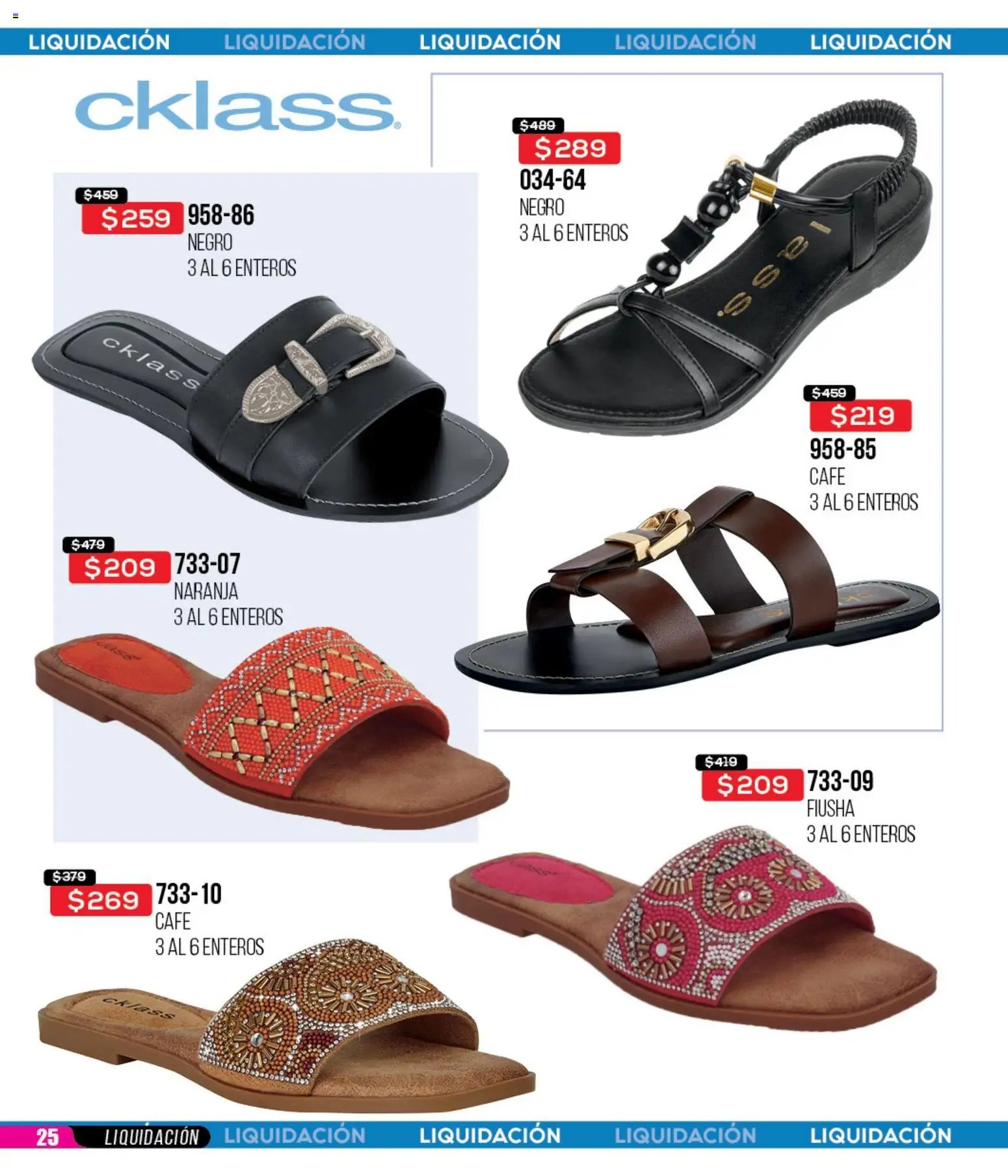 Cklass catálogo Liquidación total calzado