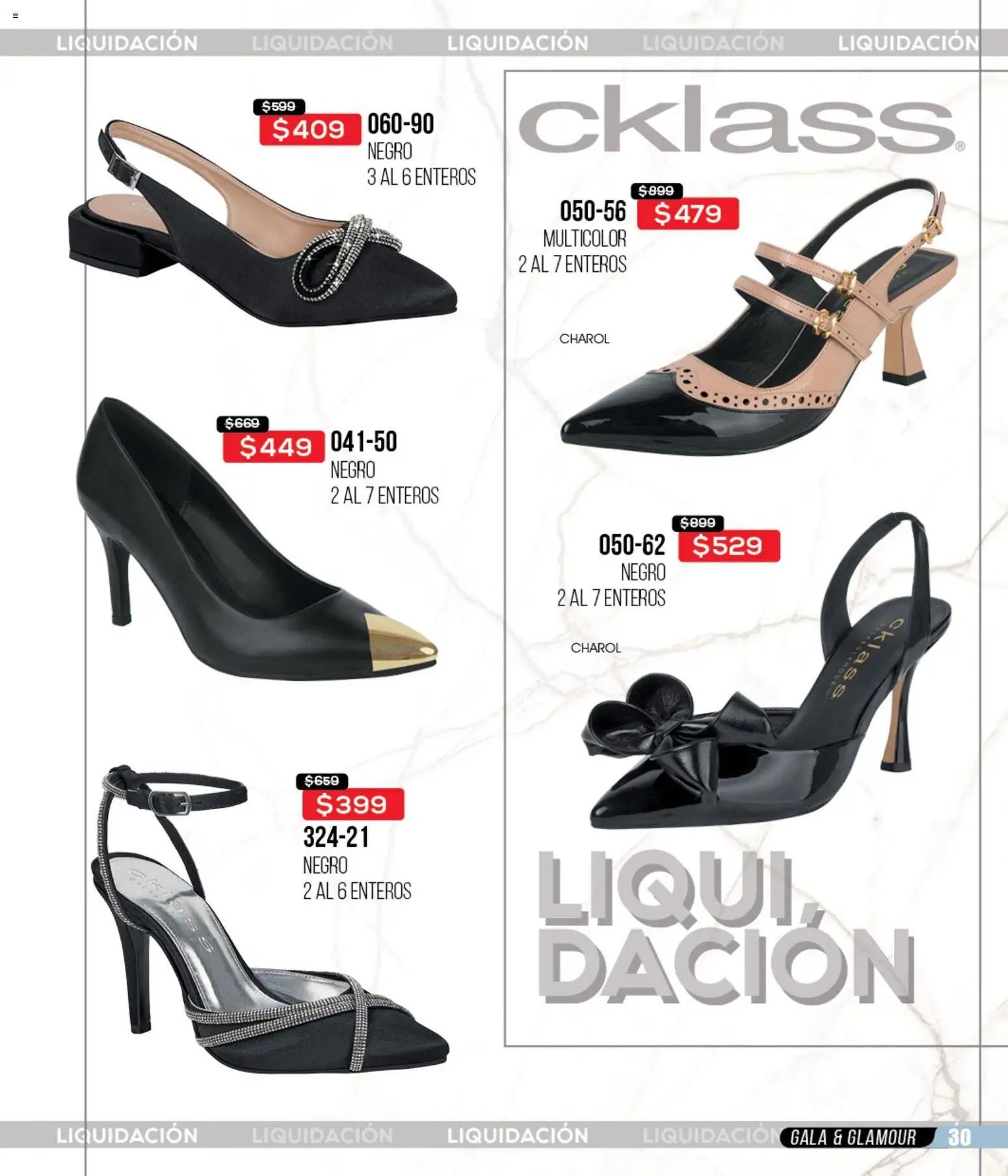 Cklass catálogo Liquidación total calzado