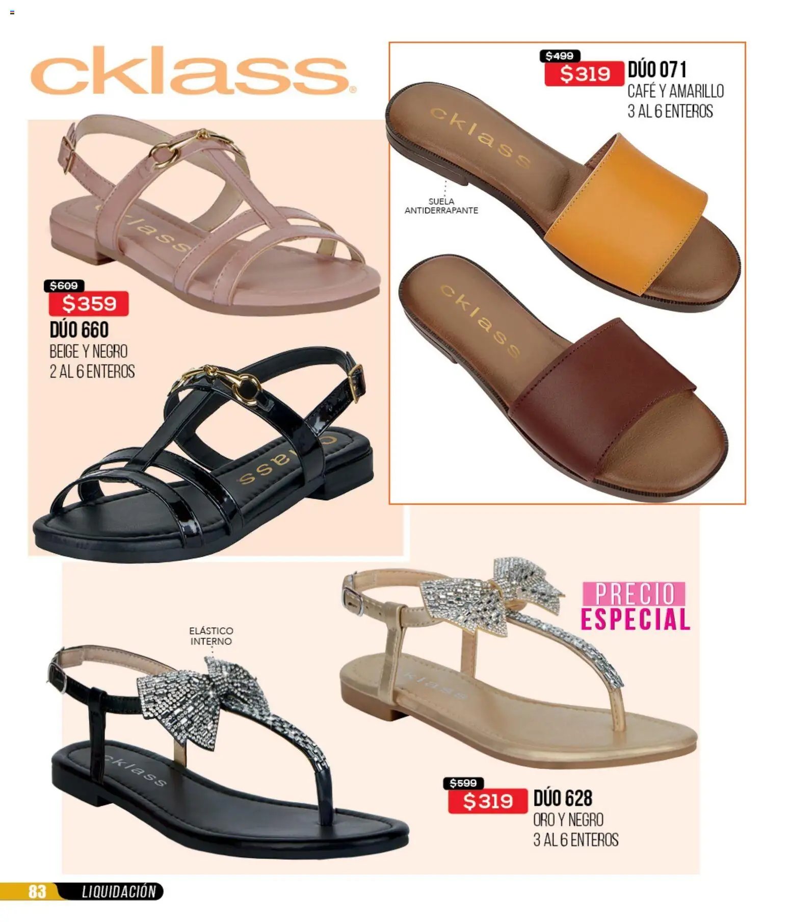 Cklass catálogo Liquidación total calzado