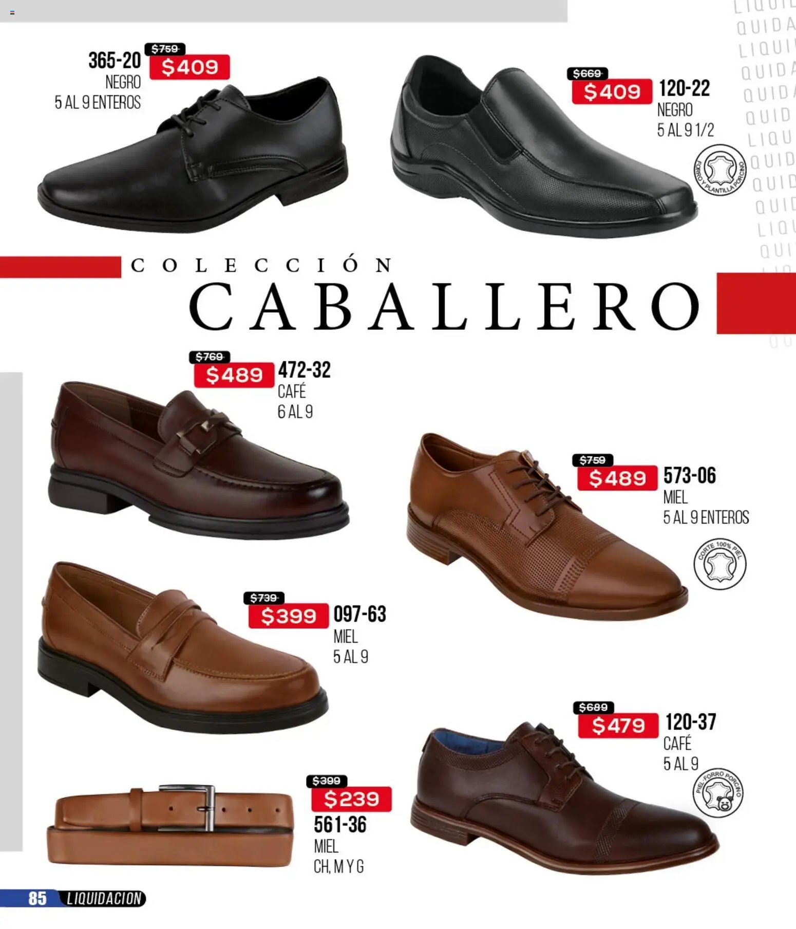 Cklass catálogo Liquidación total calzado