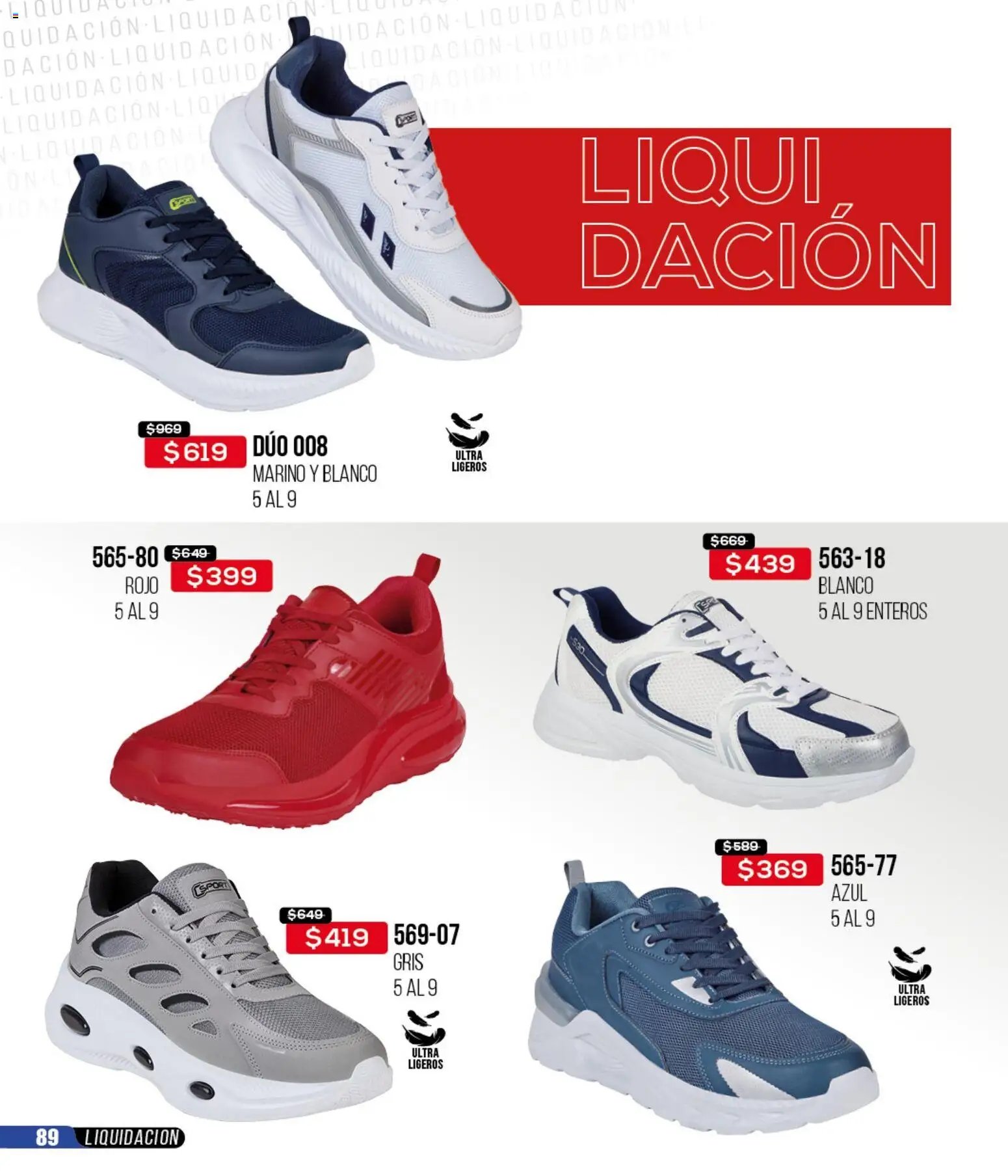 Cklass catálogo Liquidación total calzado