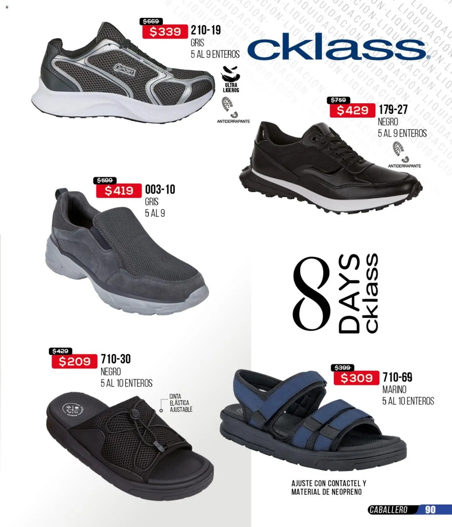 Cklass catálogo Liquidación total calzado