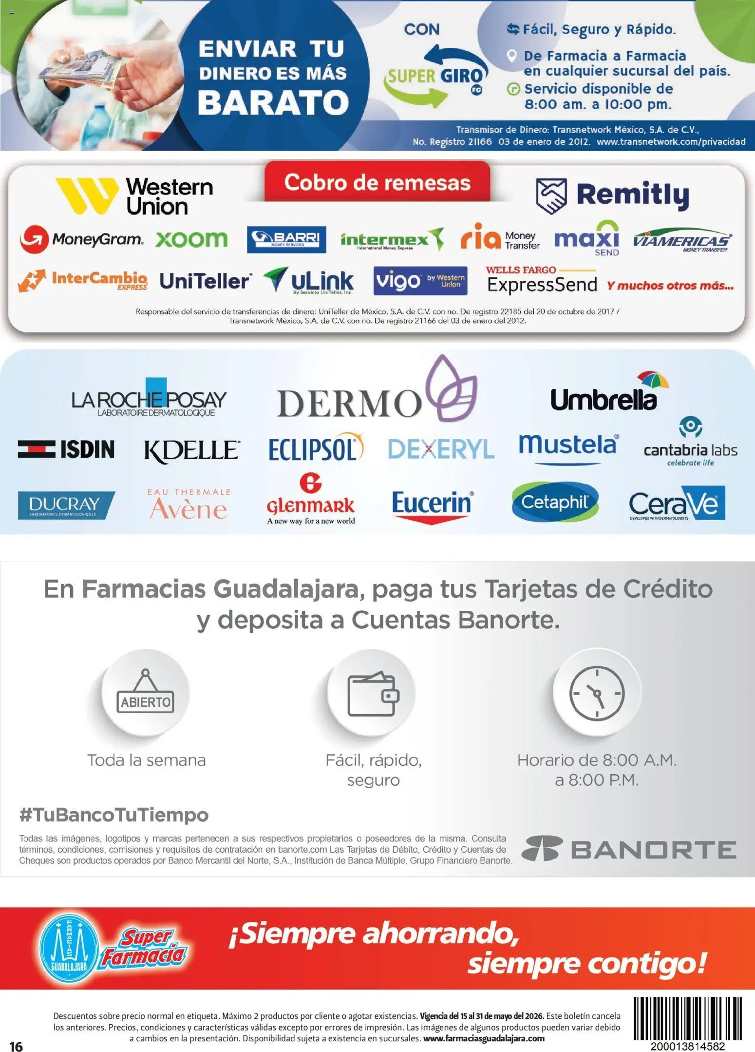 Farmacia Guadalajara catálogo
