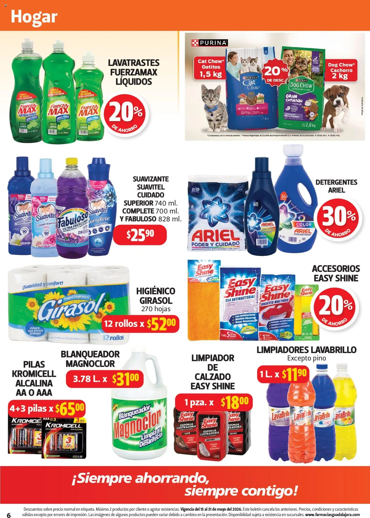 Farmacia Guadalajara catálogo
