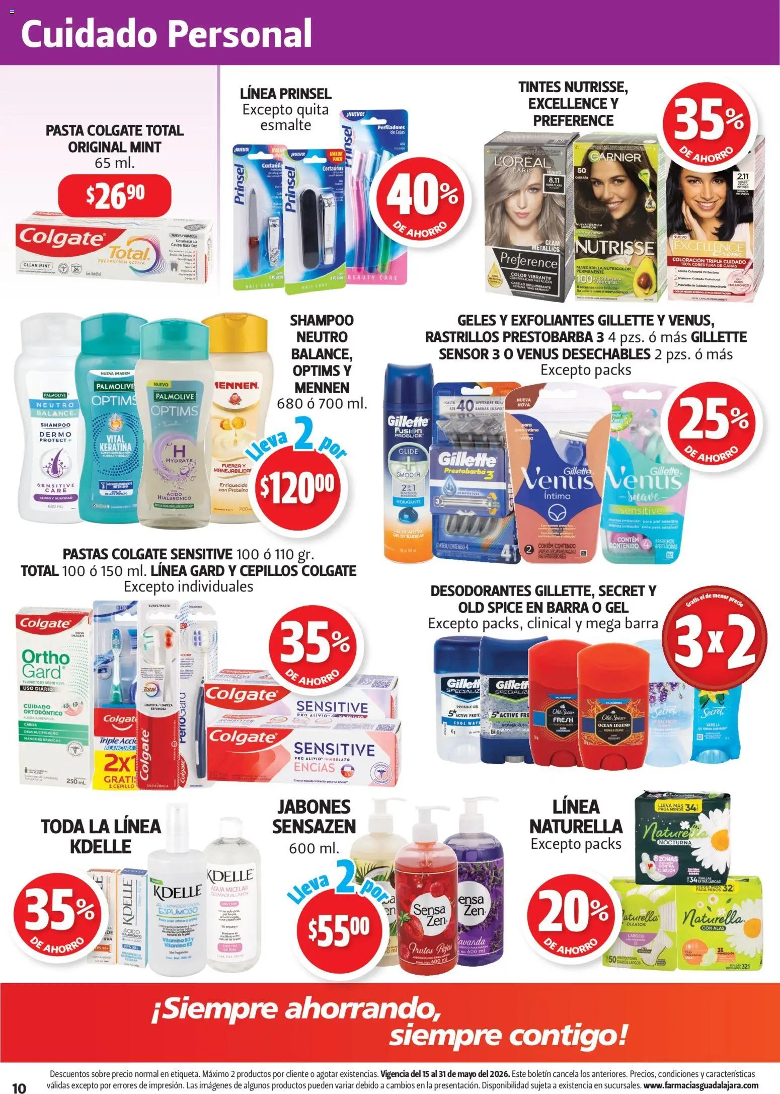 Farmacia Guadalajara catálogo