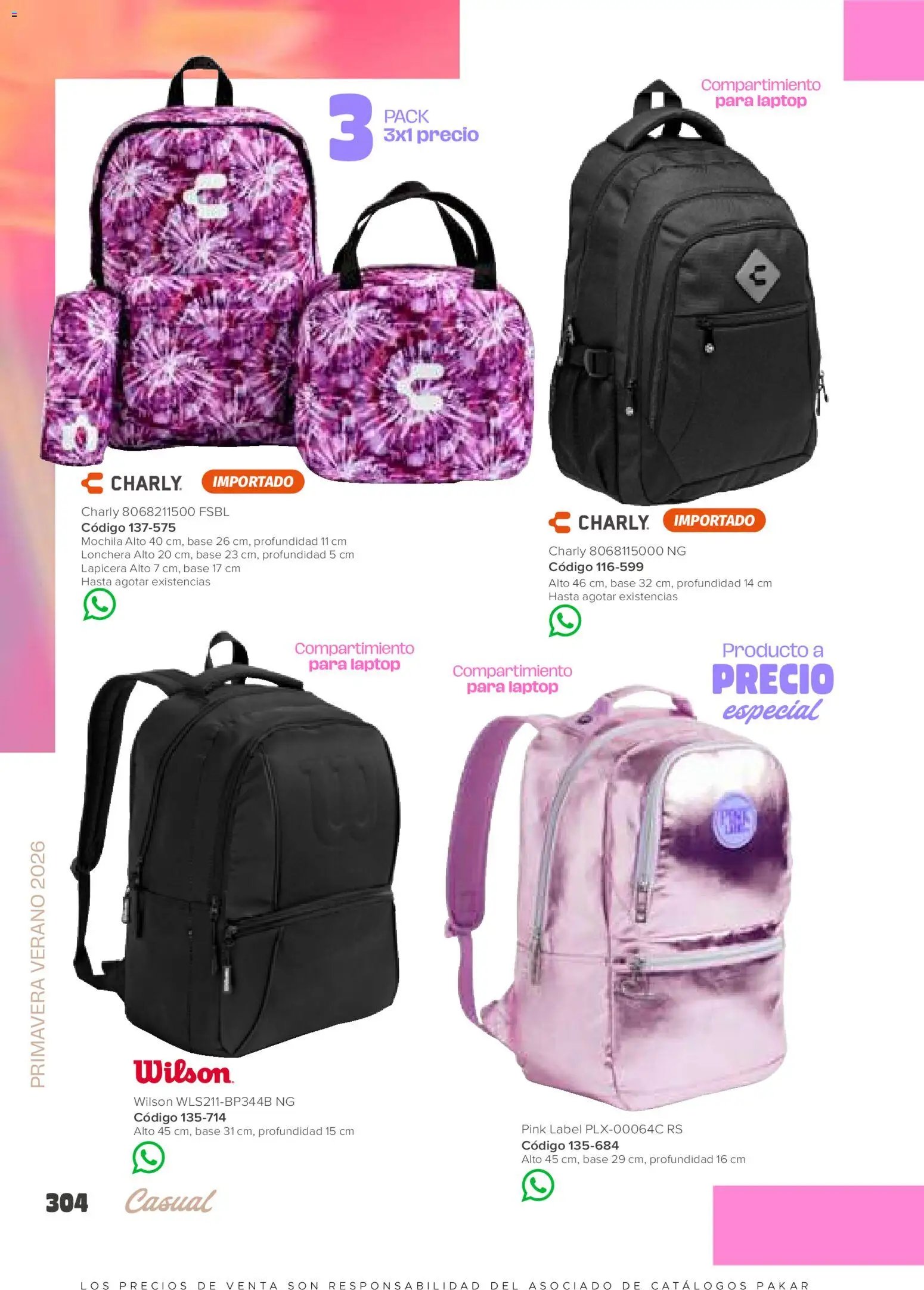 SC Pakar catálogo Casual