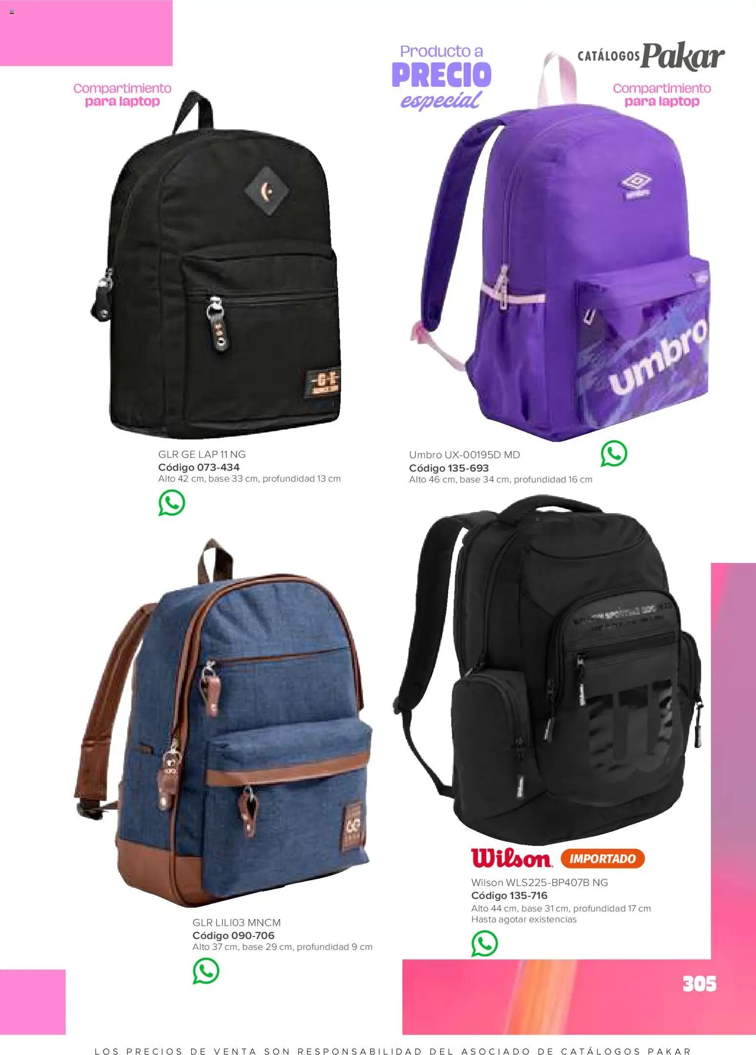 SC Pakar catálogo Casual