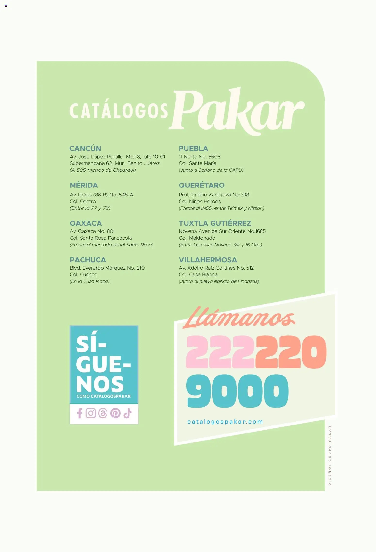 SC Pakar catálogo Casual