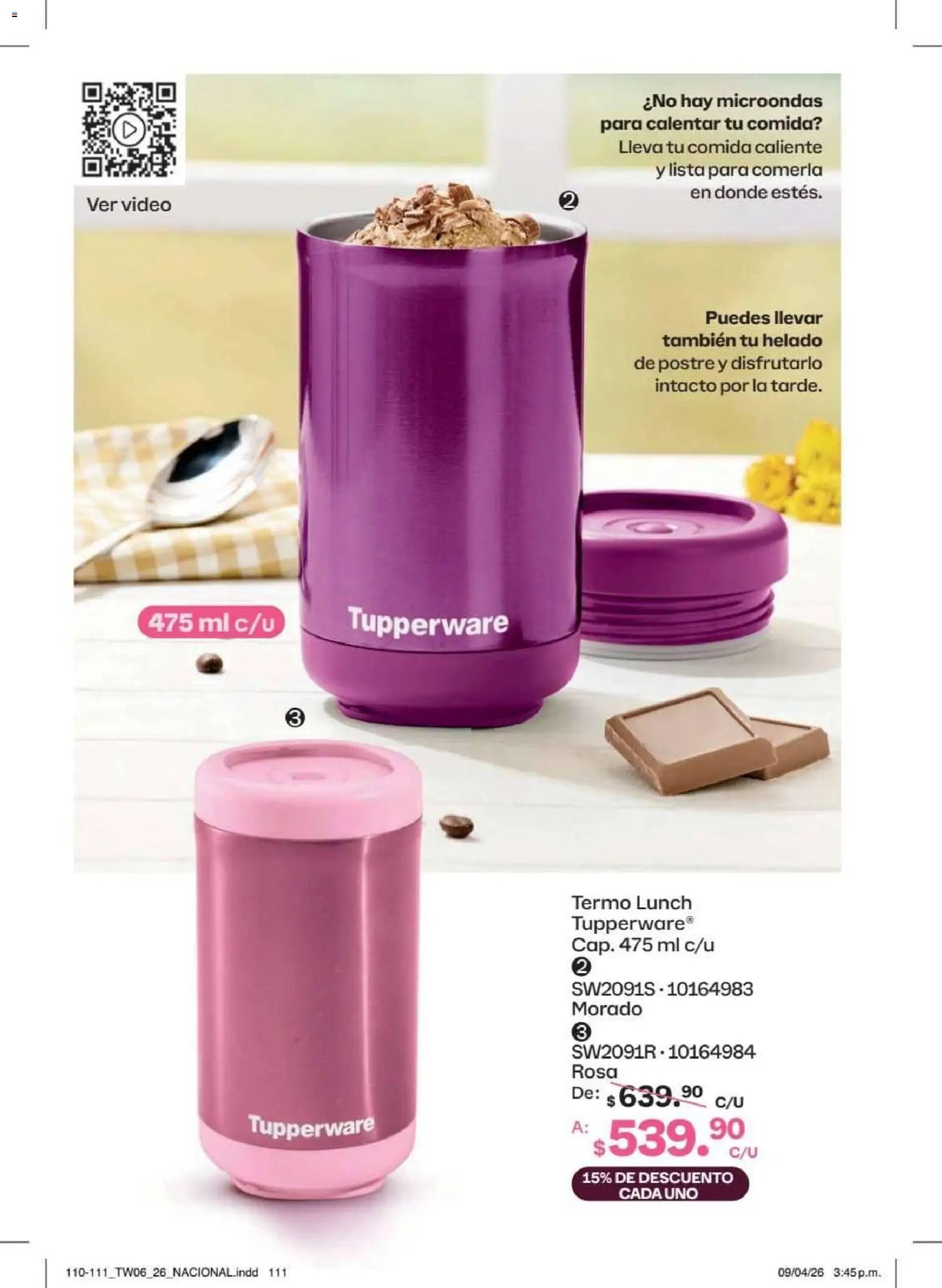 Tupperware catálogo