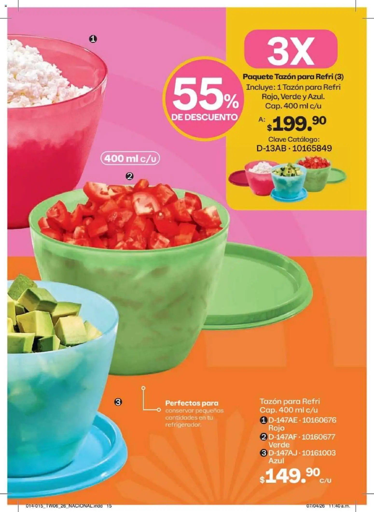 Tupperware catálogo
