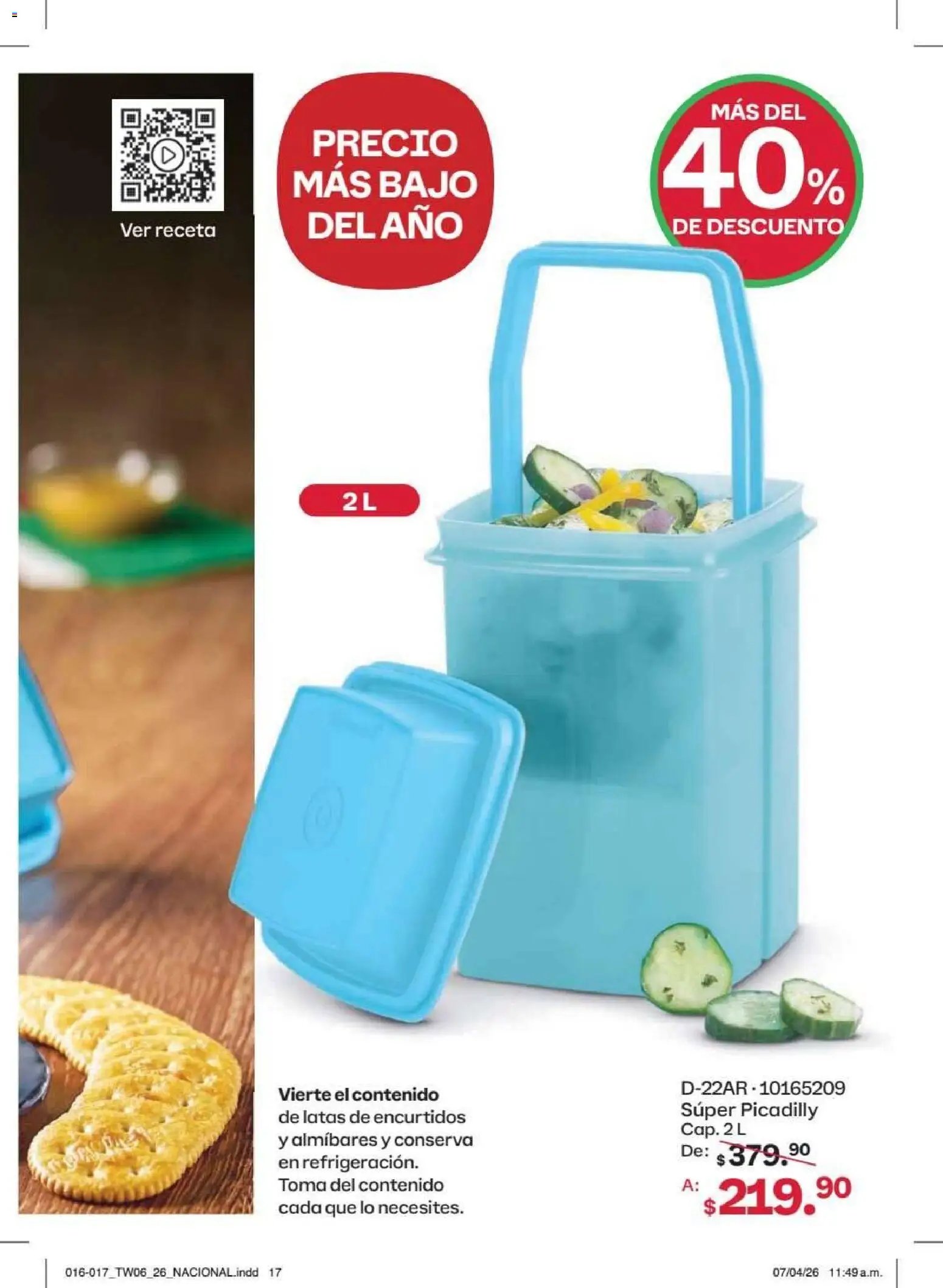 Tupperware catálogo