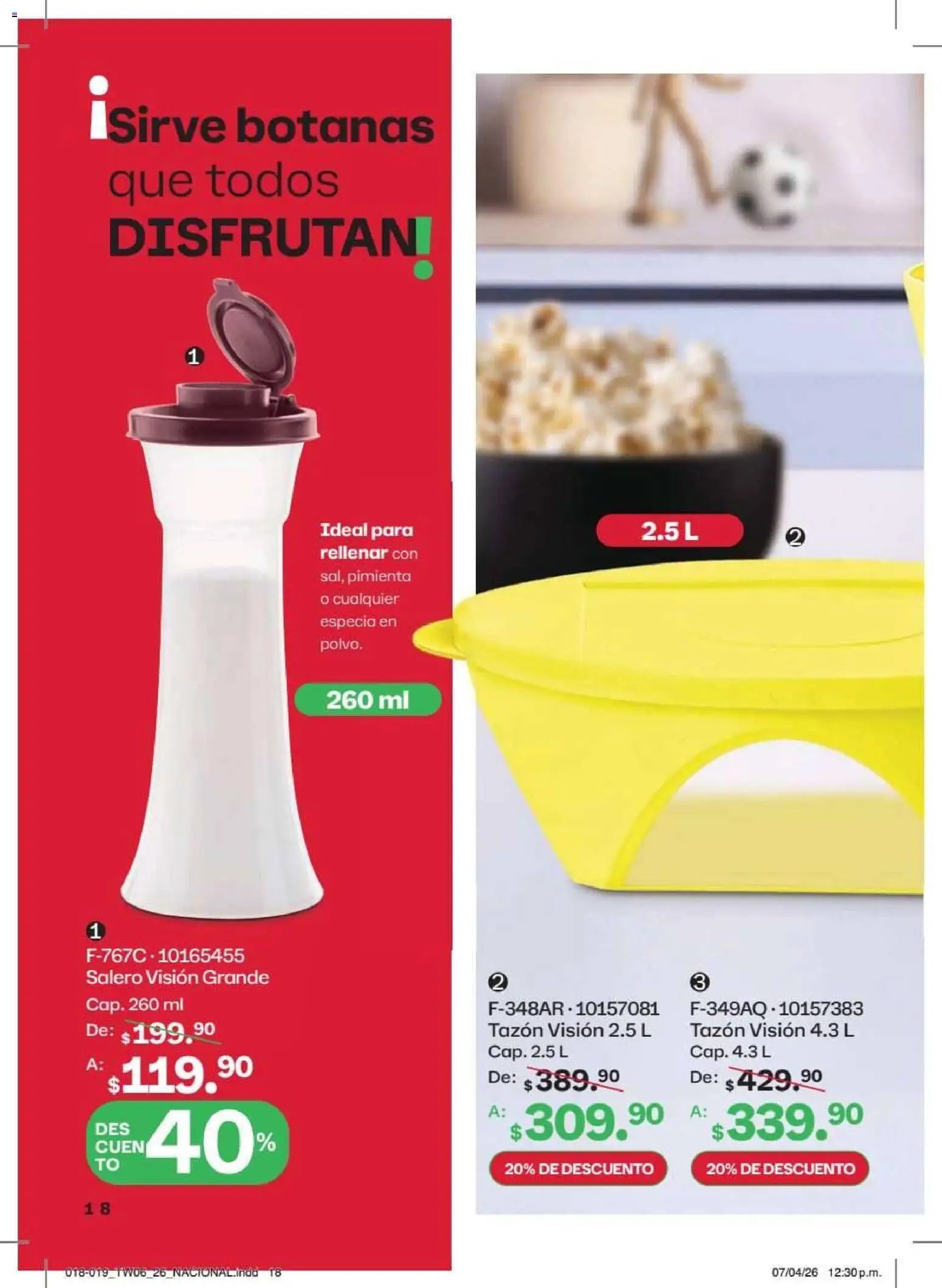 Tupperware catálogo