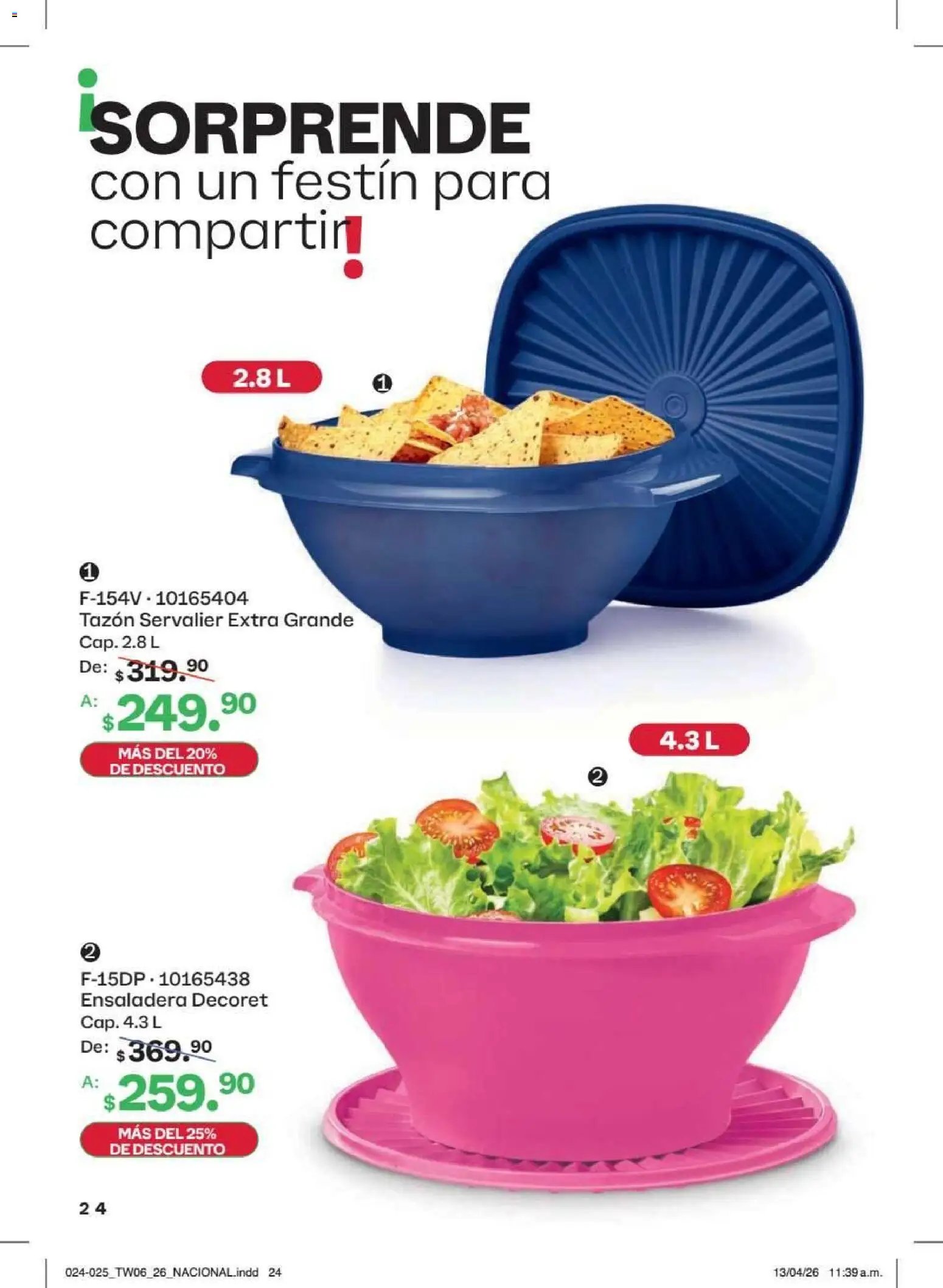 Tupperware catálogo
