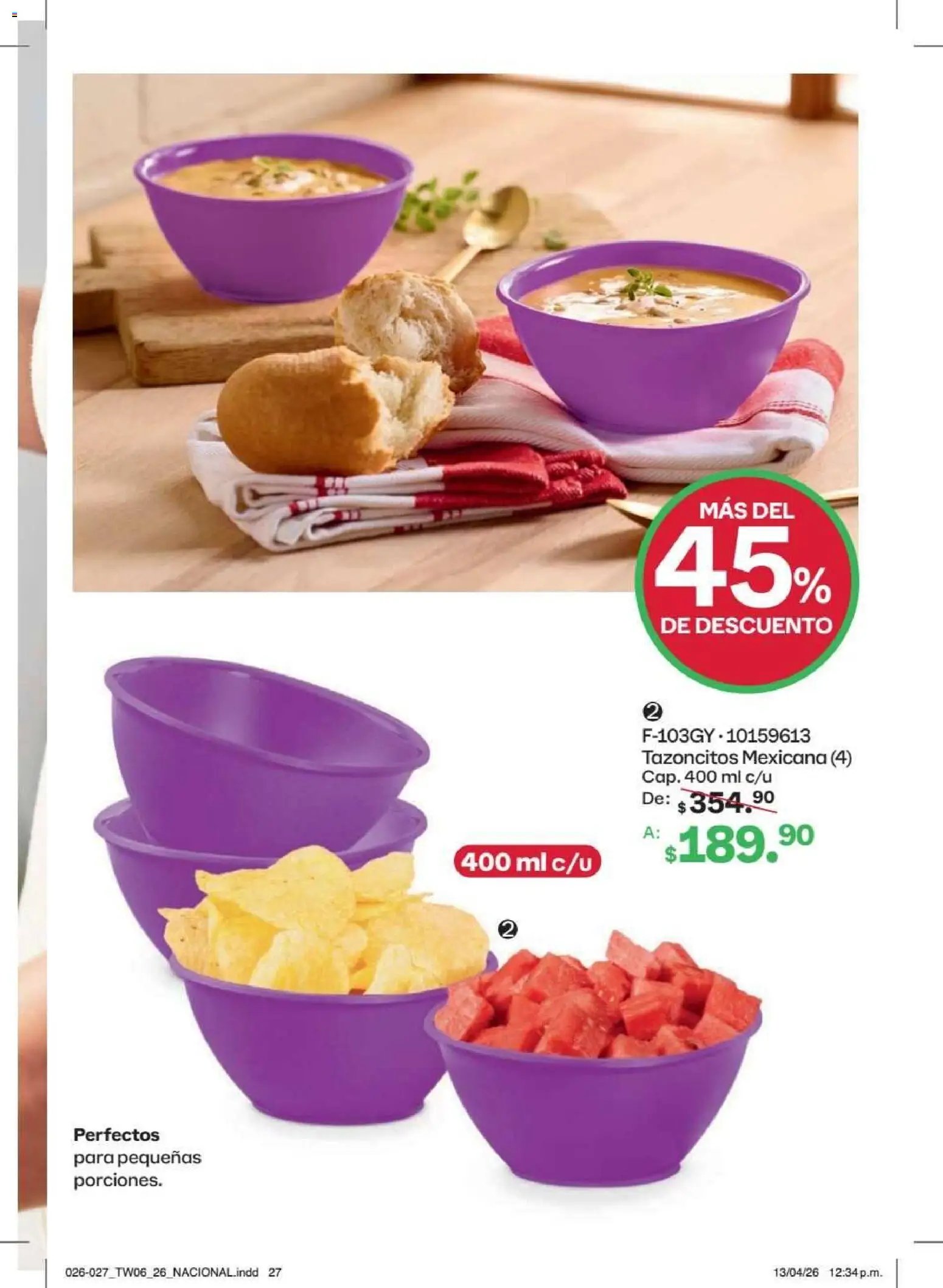 Tupperware catálogo