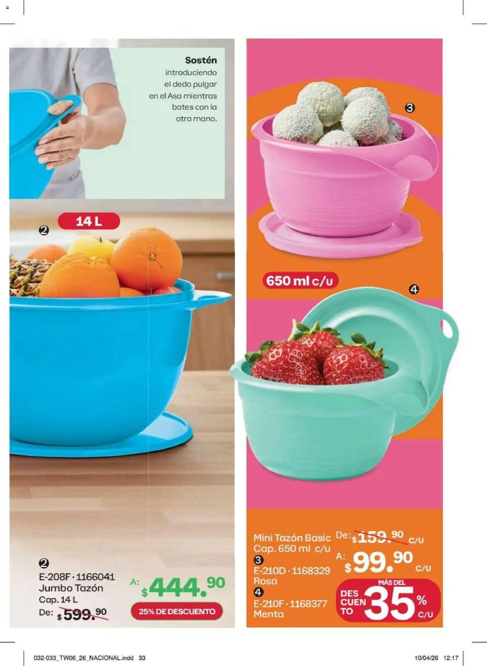 Tupperware catálogo