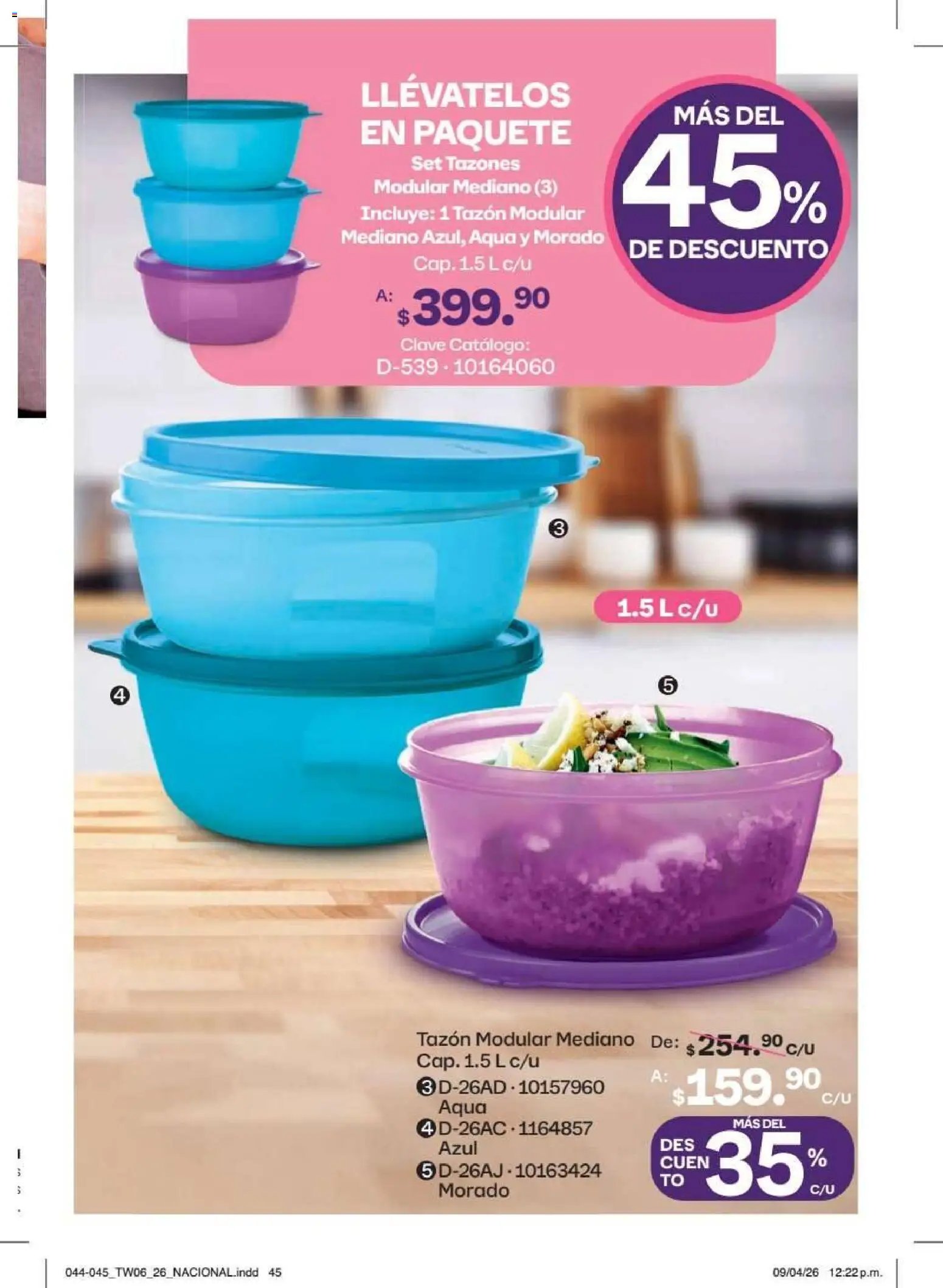 Tupperware catálogo