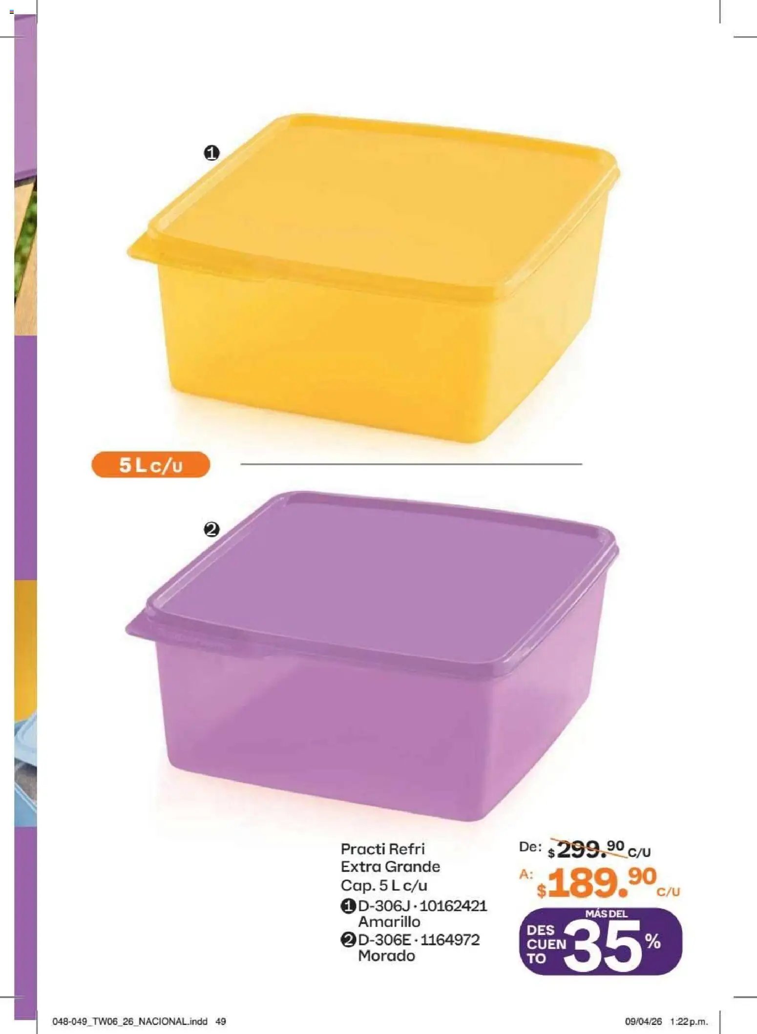 Tupperware catálogo