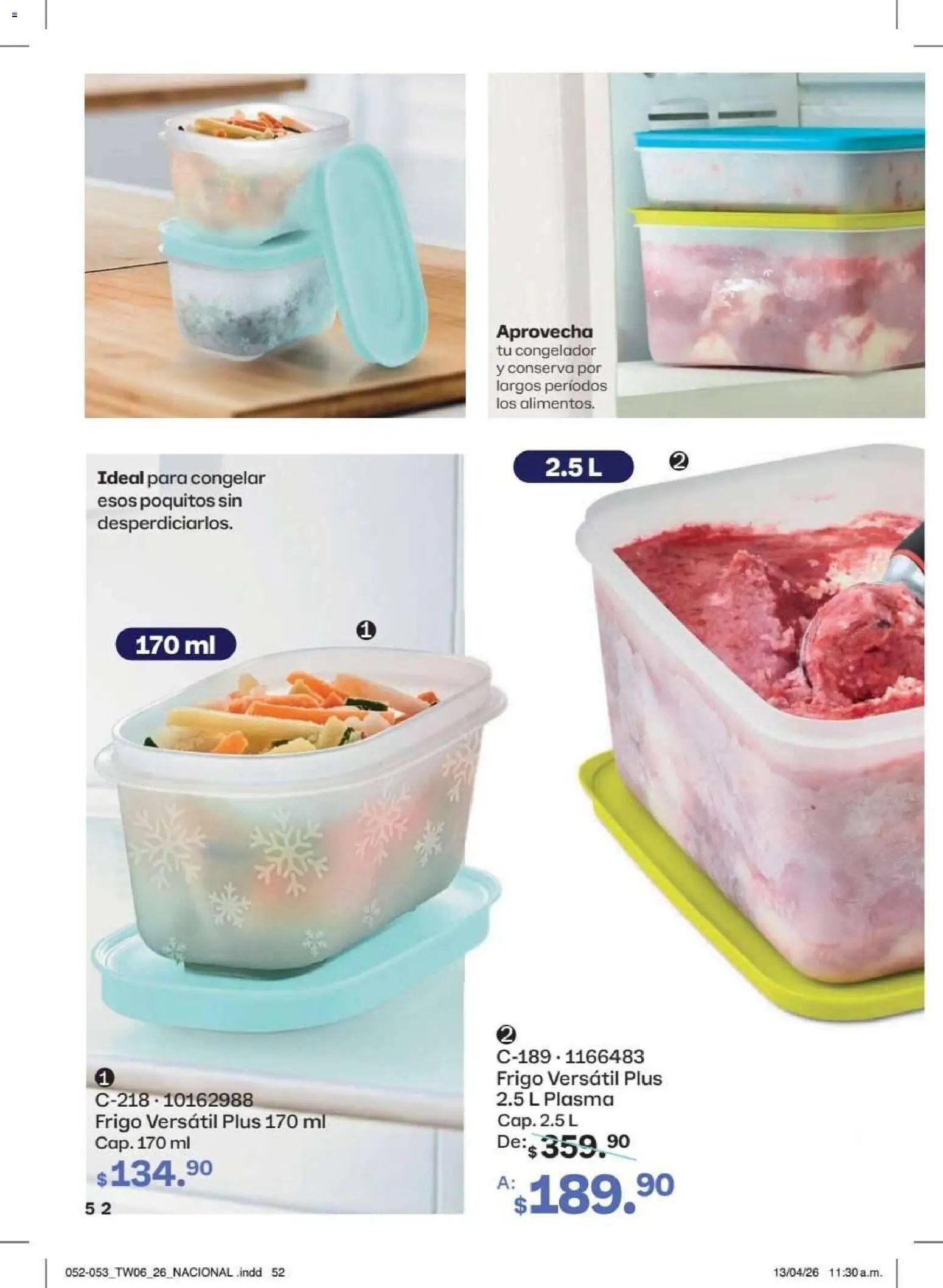Tupperware catálogo