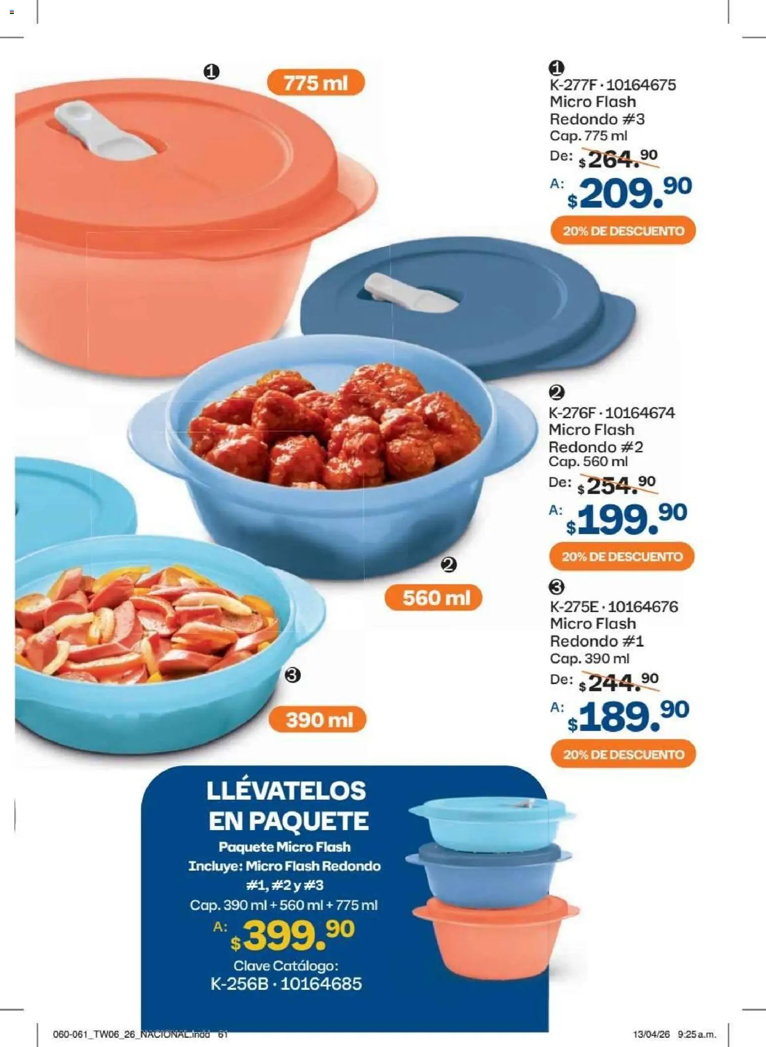 Tupperware catálogo