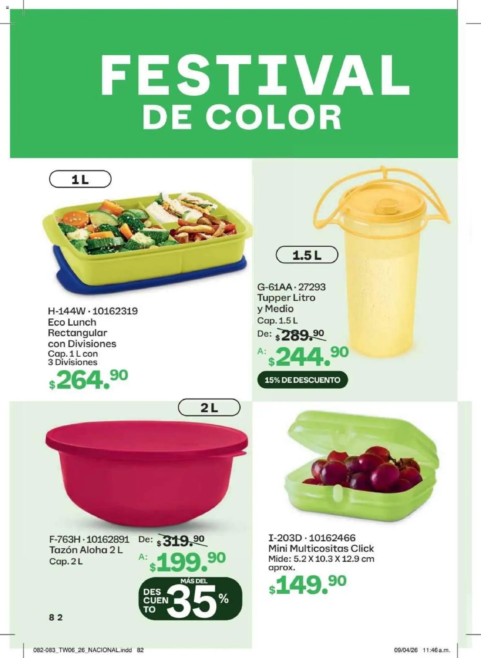 Tupperware catálogo