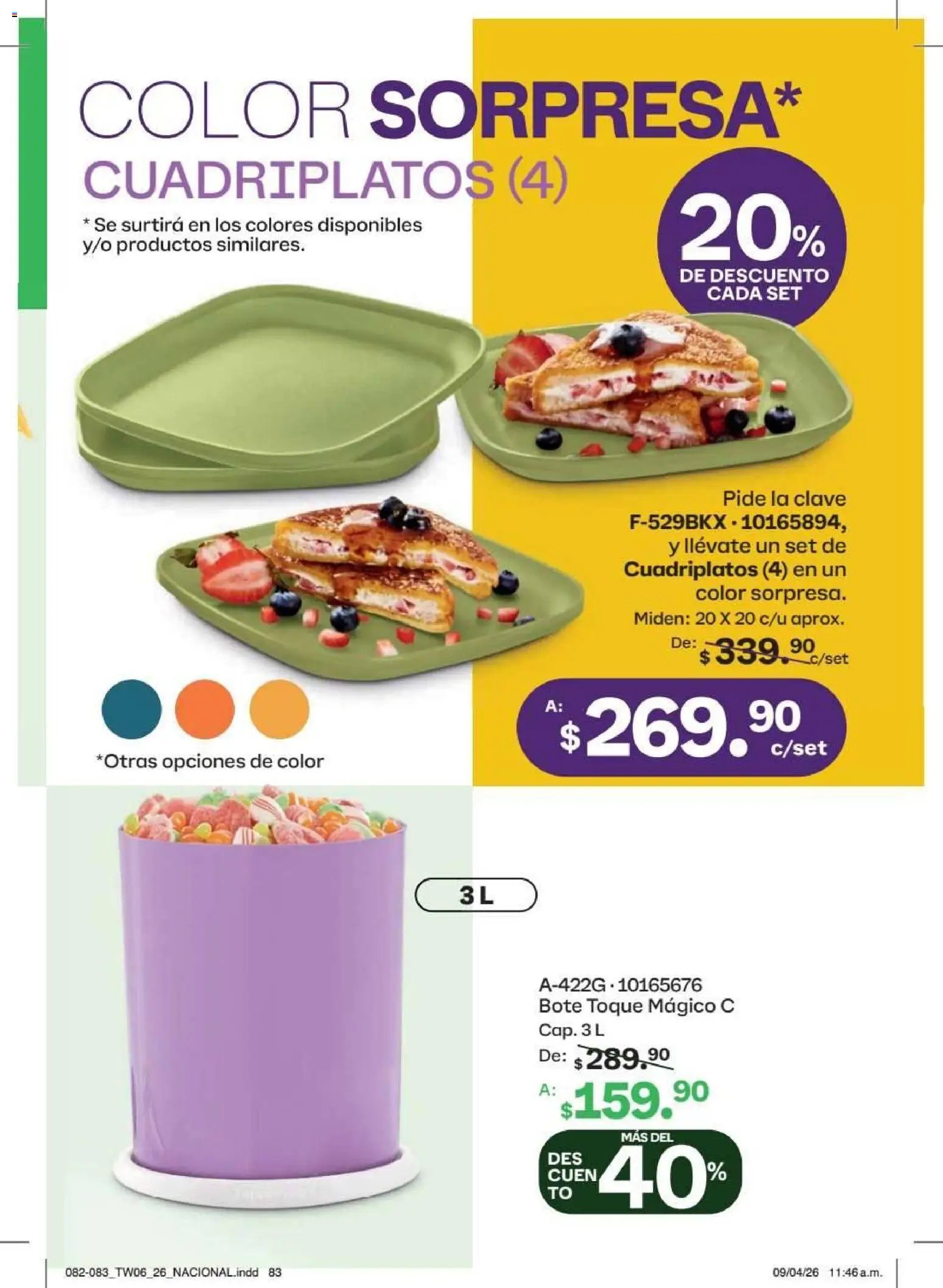 Tupperware catálogo