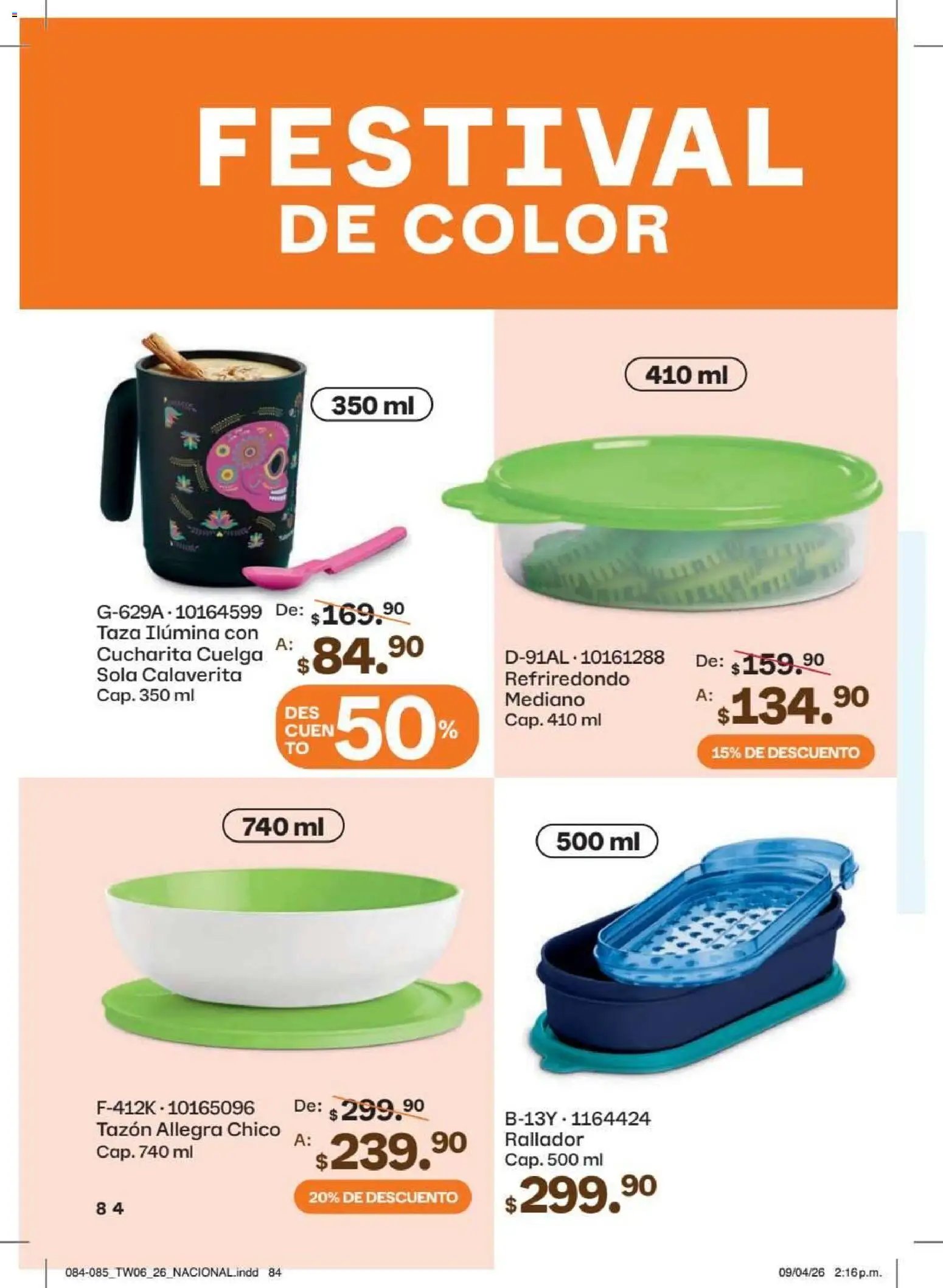 Tupperware catálogo