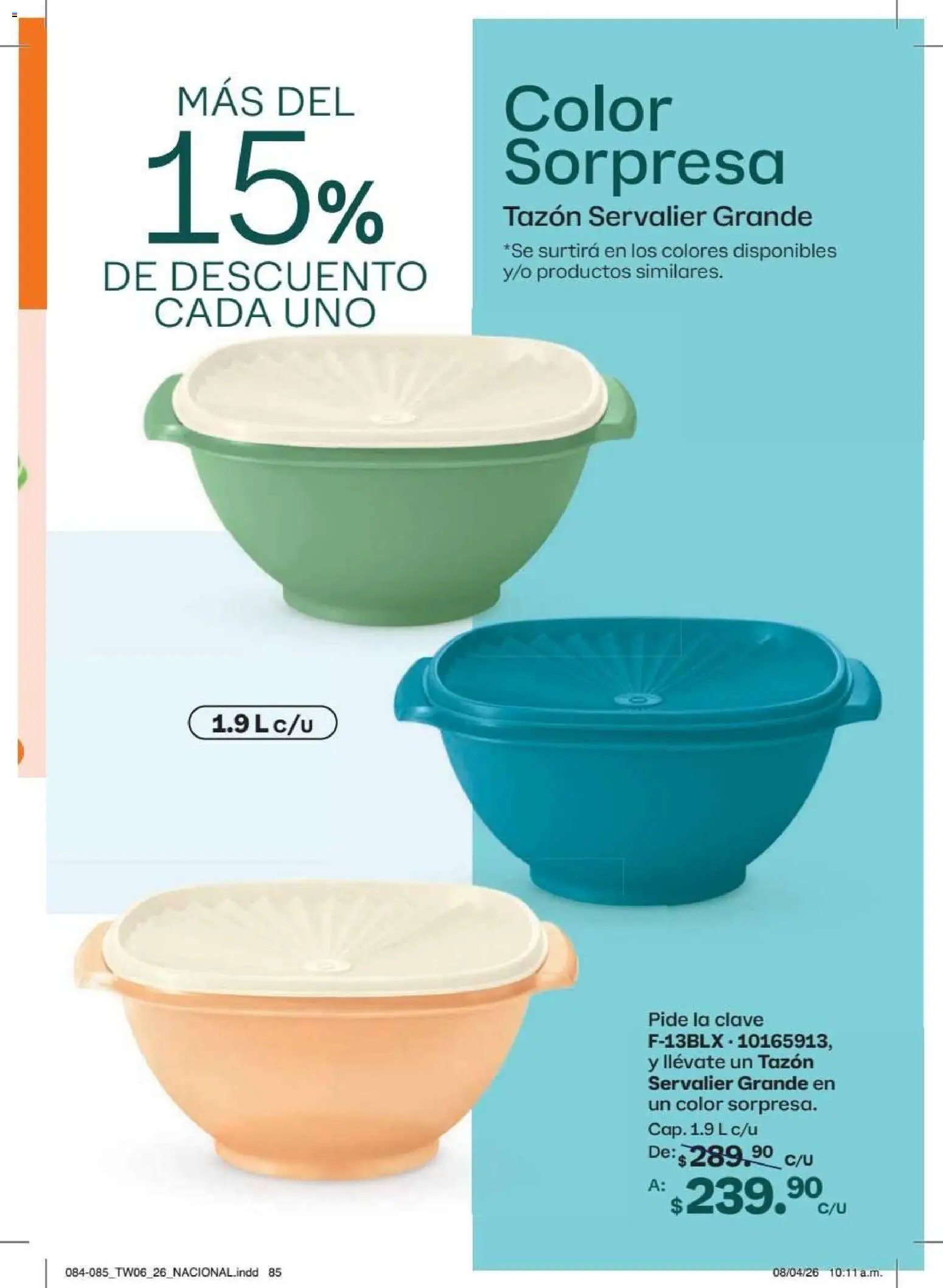 Tupperware catálogo