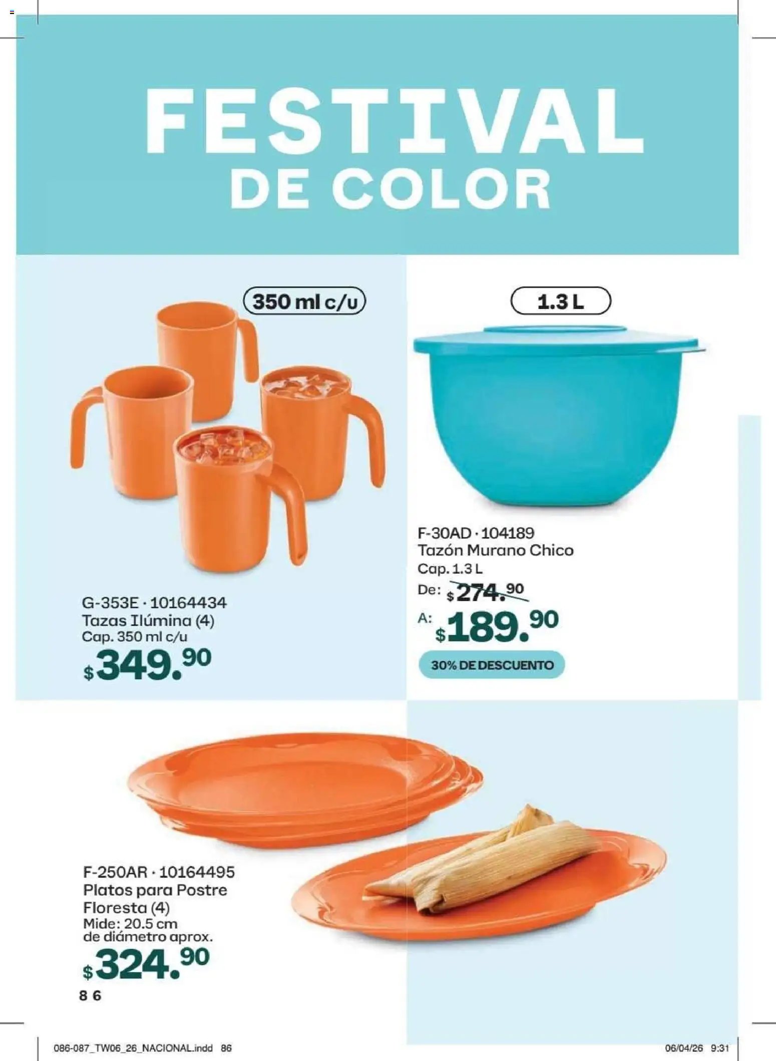 Tupperware catálogo