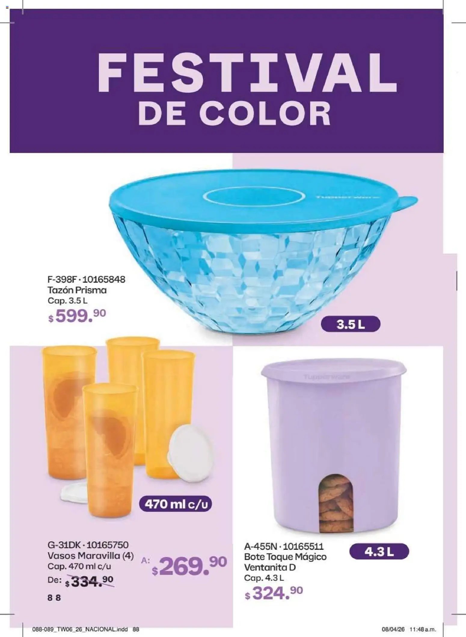 Tupperware catálogo