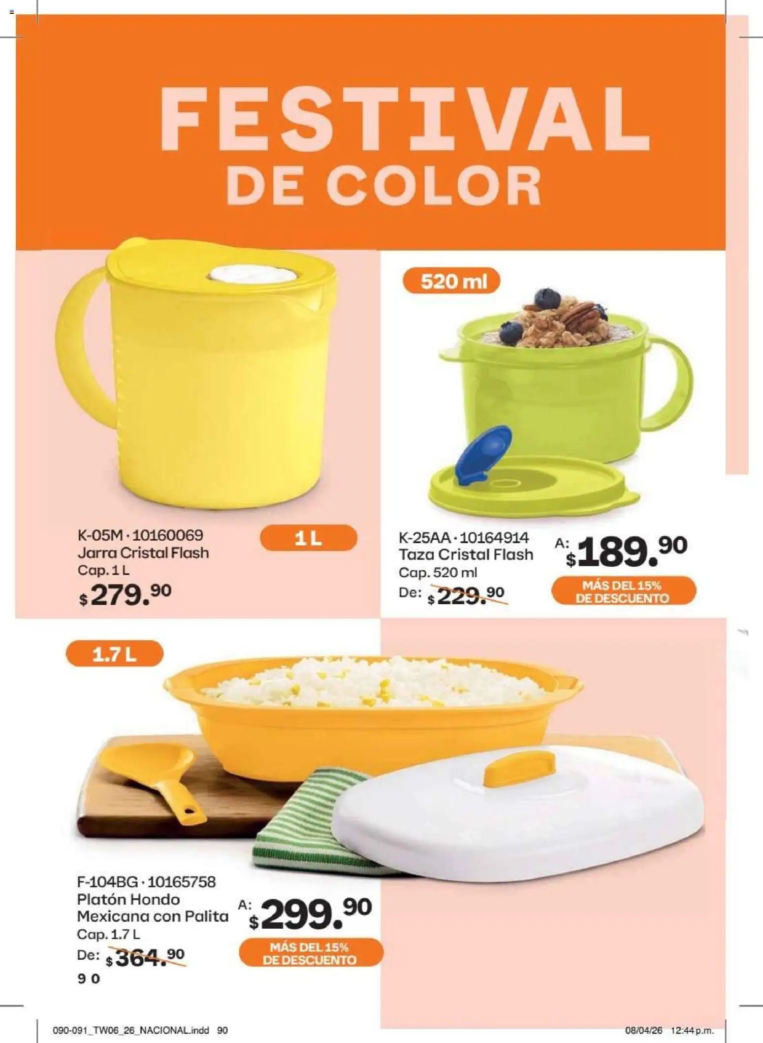 Tupperware catálogo