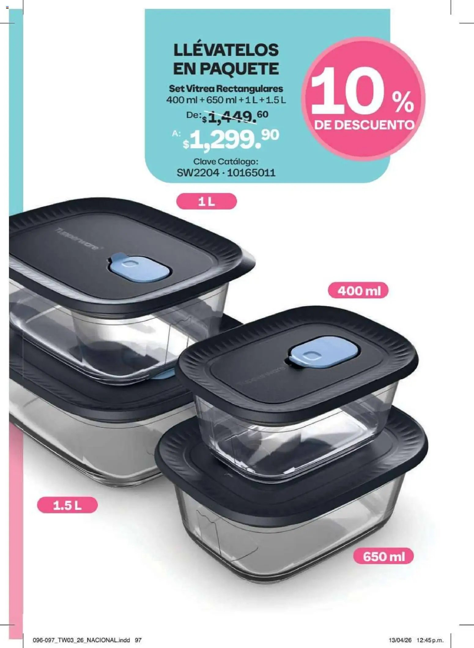 Tupperware catálogo