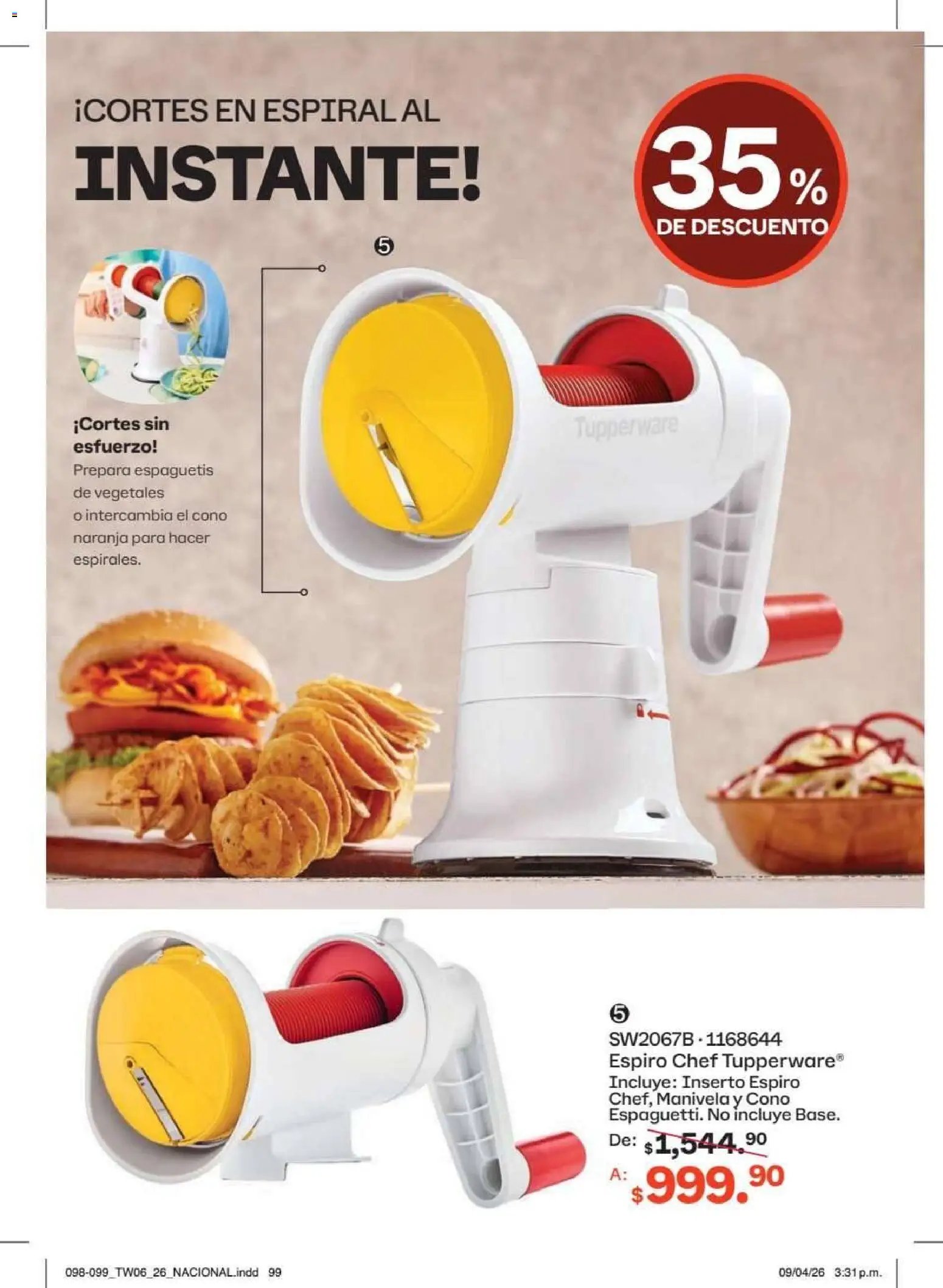 Tupperware catálogo
