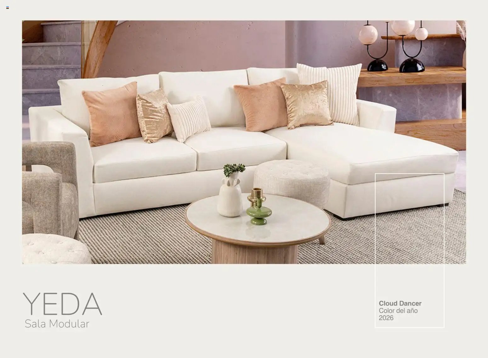 Muebles Dico catálogo Cloud Dancer Color del año 2026