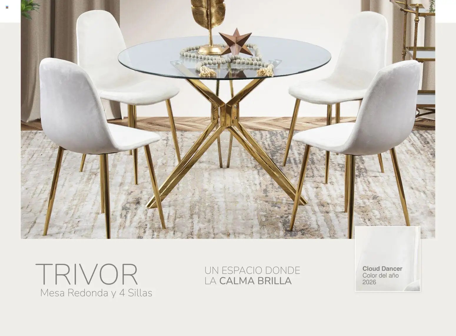 Muebles Dico catálogo Cloud Dancer Color del año 2026