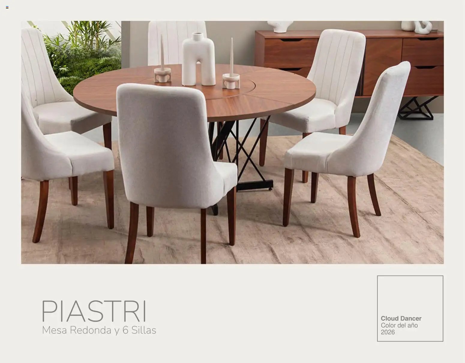 Muebles Dico catálogo Cloud Dancer Color del año 2026