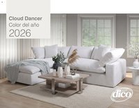 Muebles Dico catálogo Cloud Dancer Color del año 2026