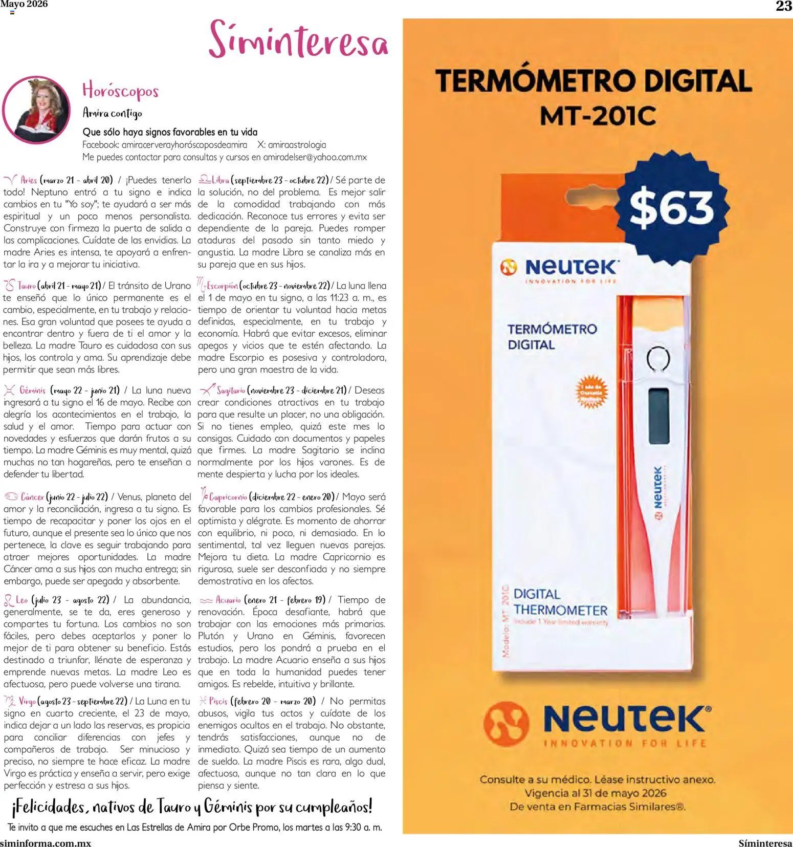 Farmacias Similares catálogo