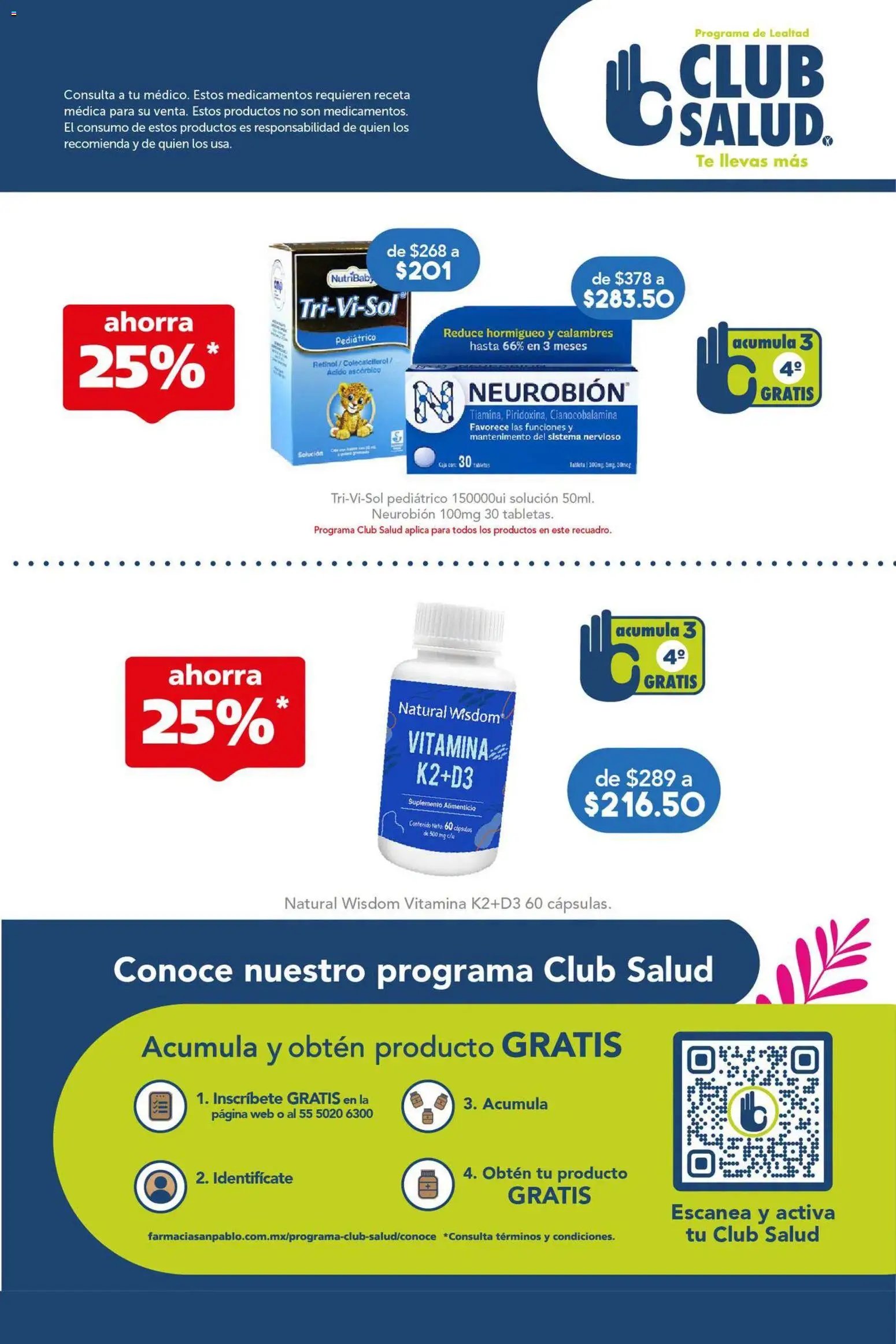 Farmacia San Pablo catálogo