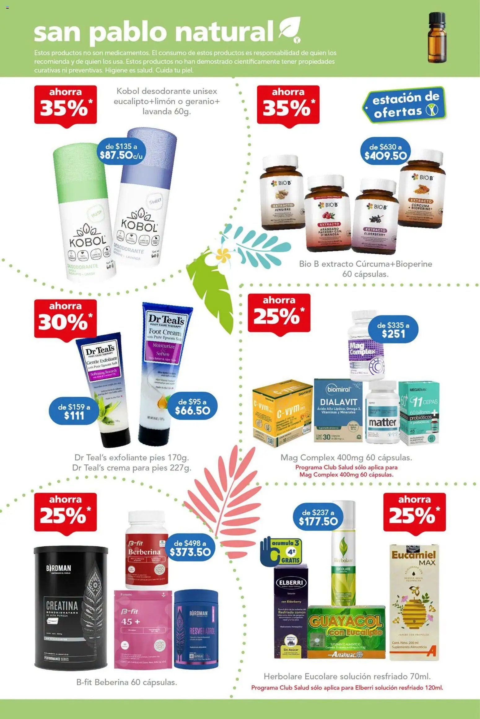 Farmacia San Pablo catálogo