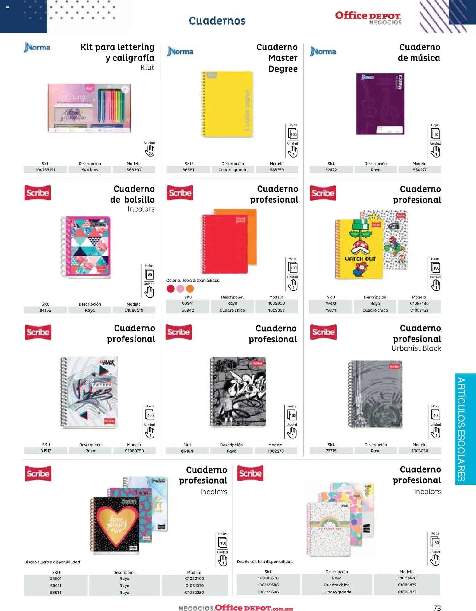Office Depot catálogo 2026