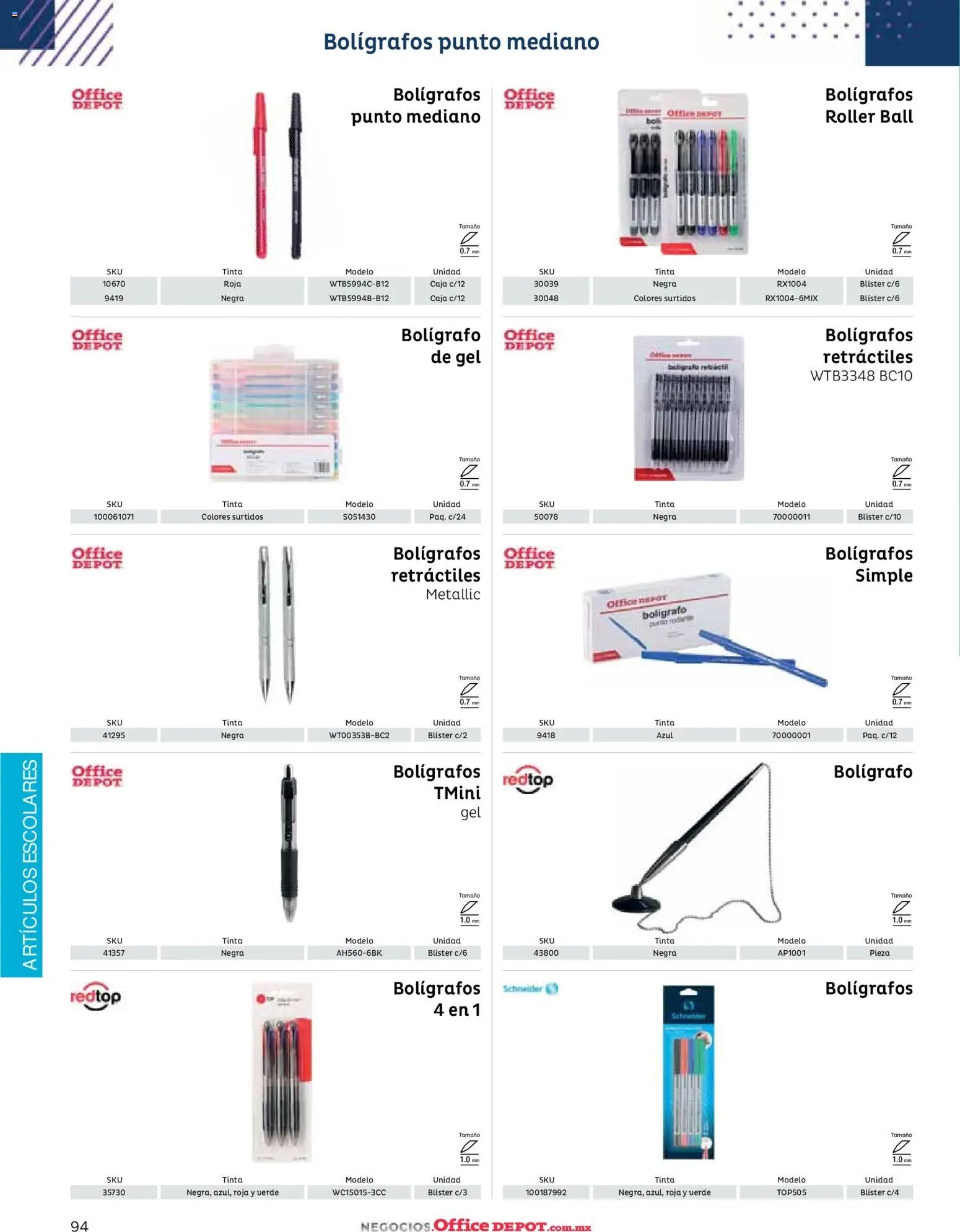Office Depot catálogo 2026