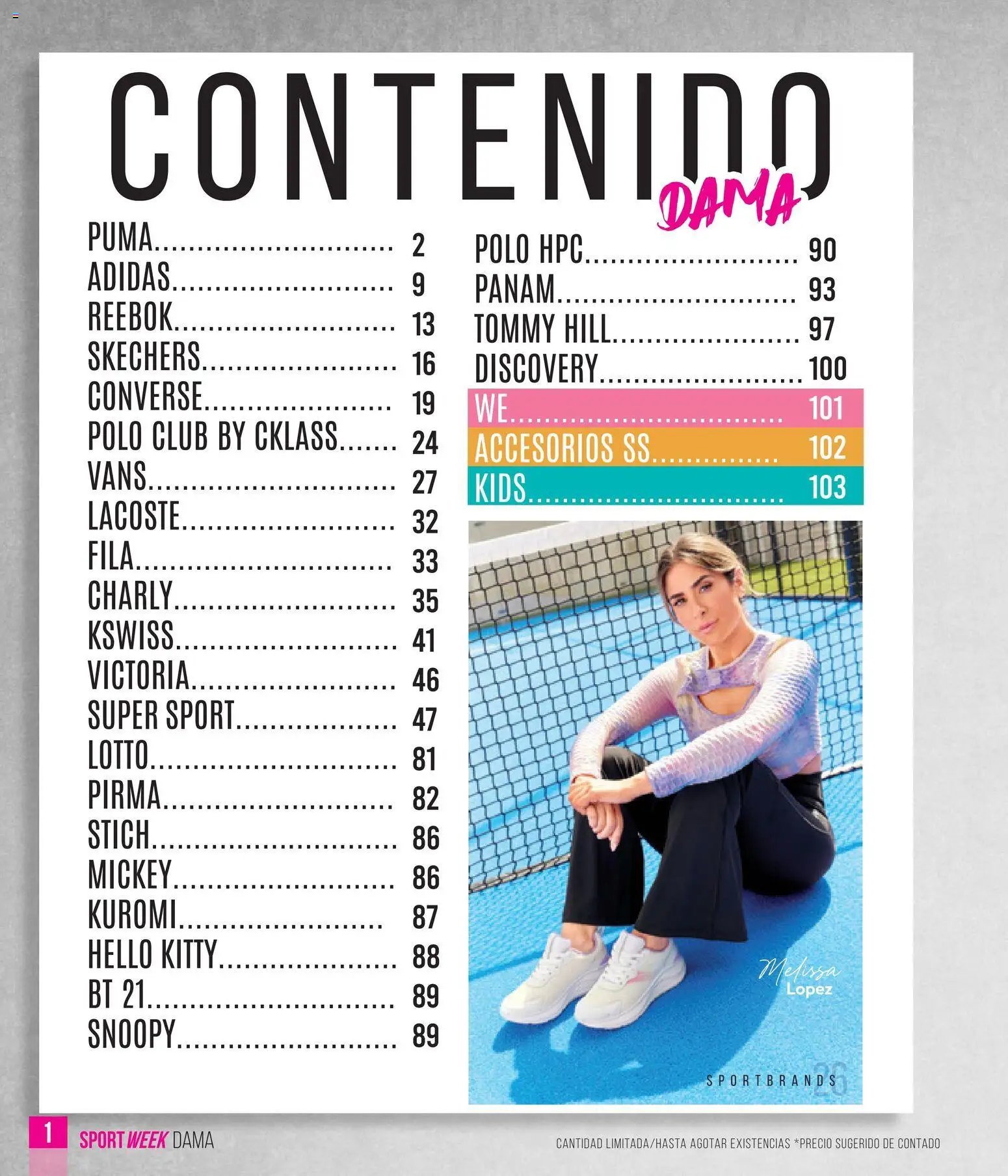 Cklass catálogo Sportweek