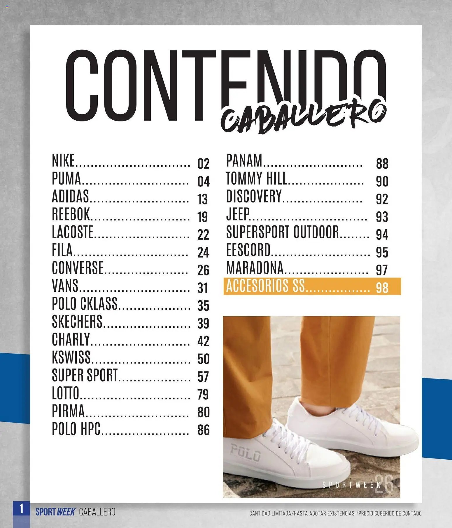 Cklass catálogo Sportweek