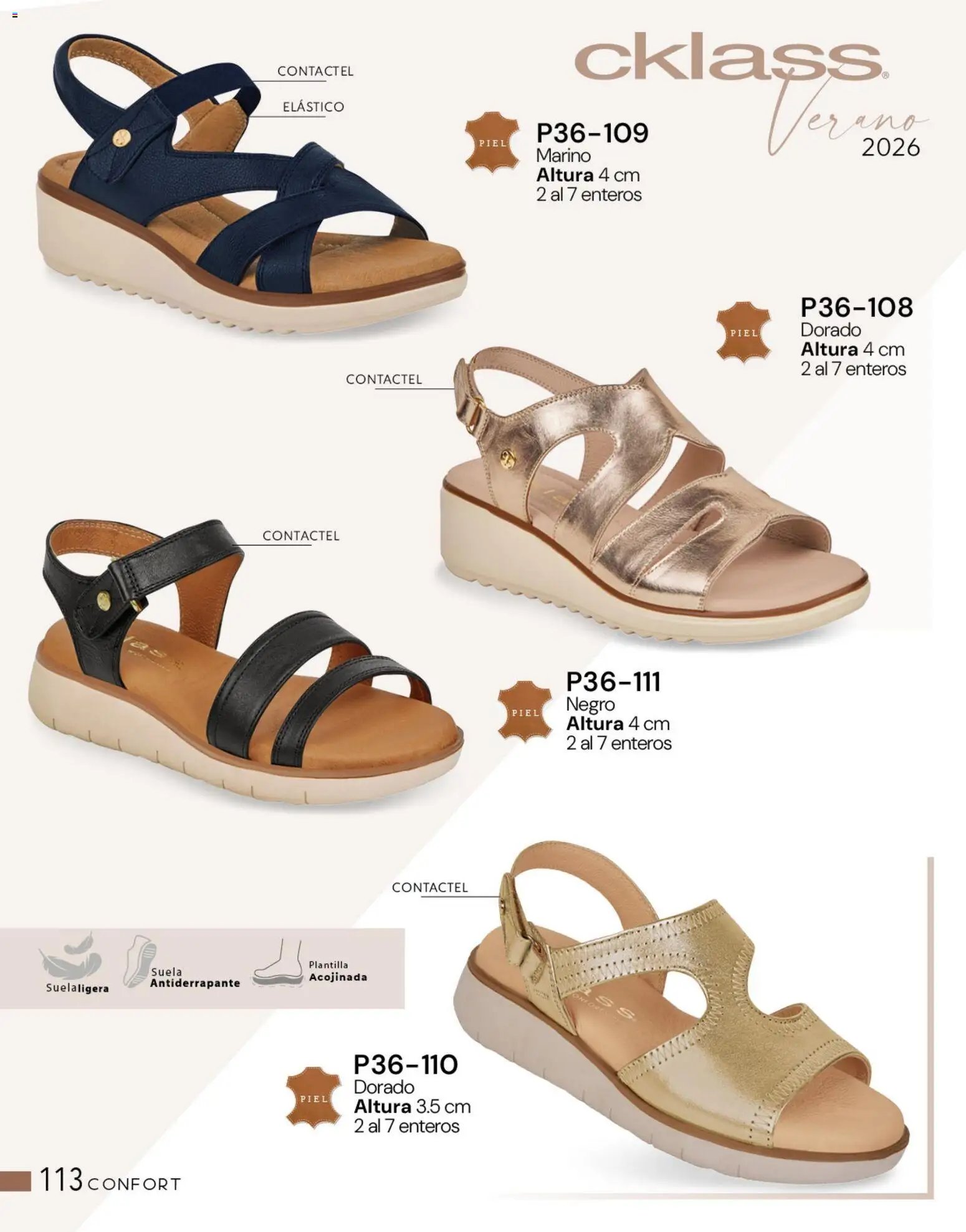 Cklass catálogo Complemento Verano Calzado