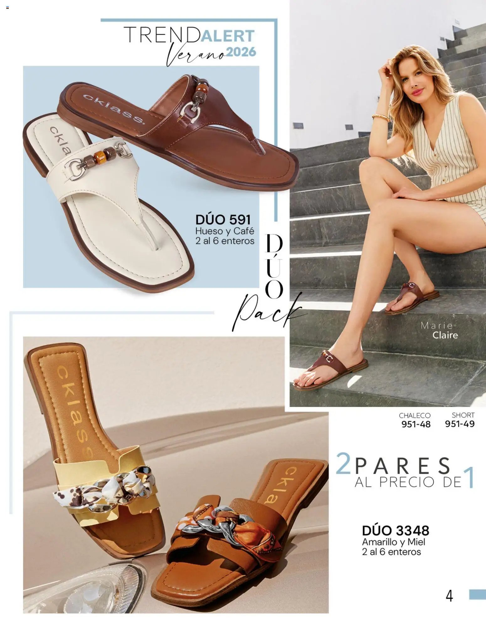Cklass catálogo Complemento Verano Calzado