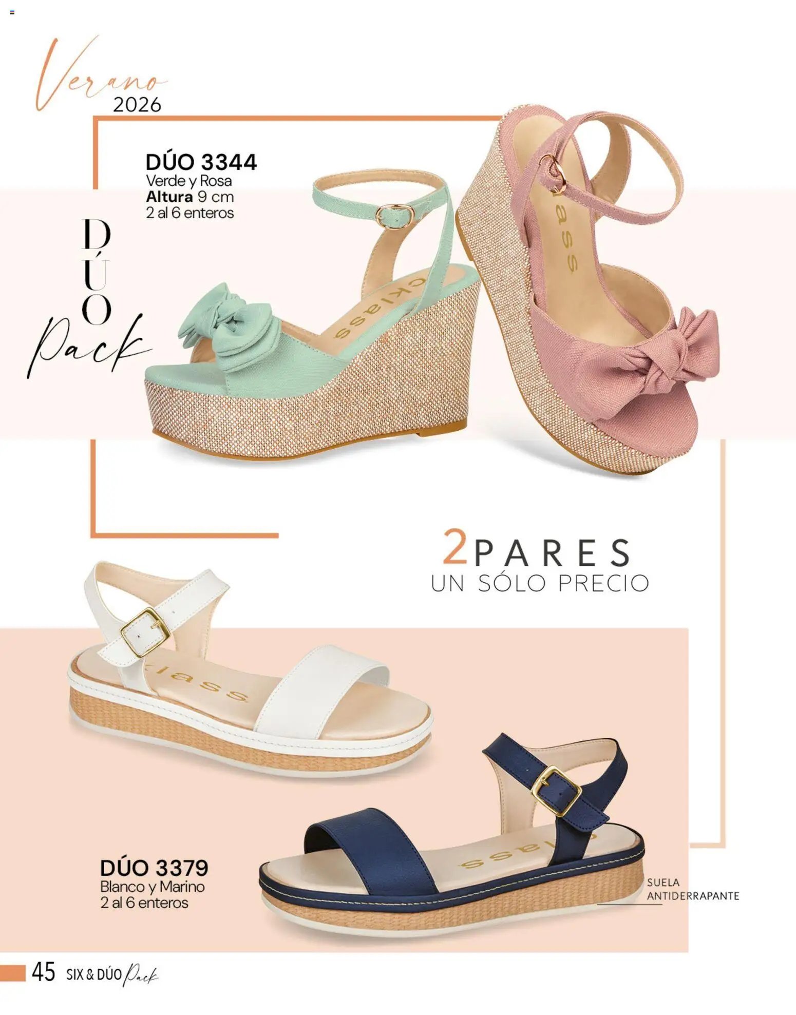 Cklass catálogo Complemento Verano Calzado