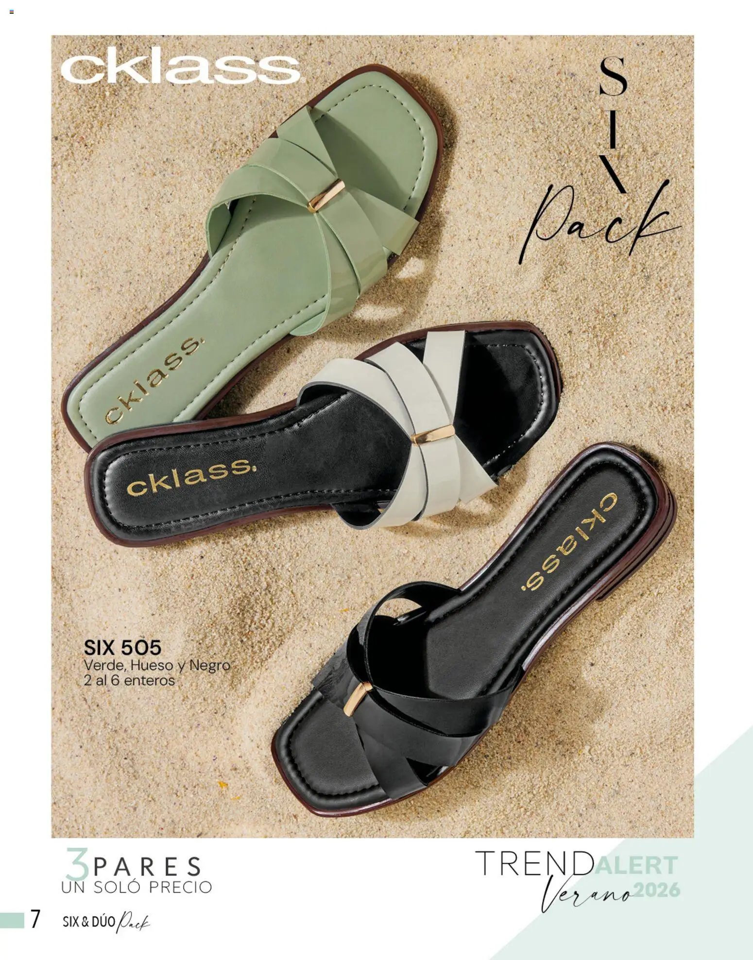 Cklass catálogo Complemento Verano Calzado